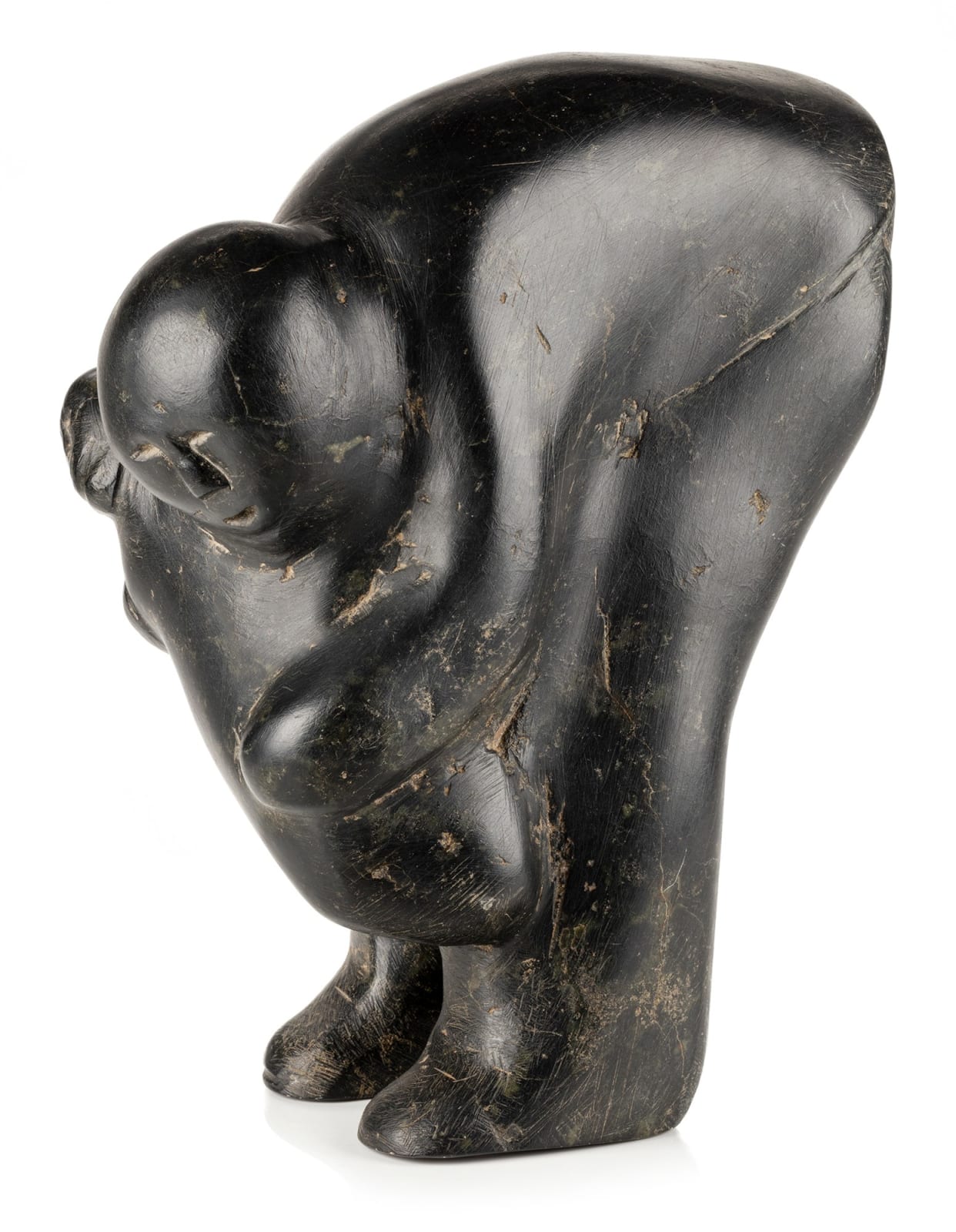 DAVID IKUTAAQ (1929-1984) QAMANI'TUAQ (BAKER LAKE), Father and Child, 1963