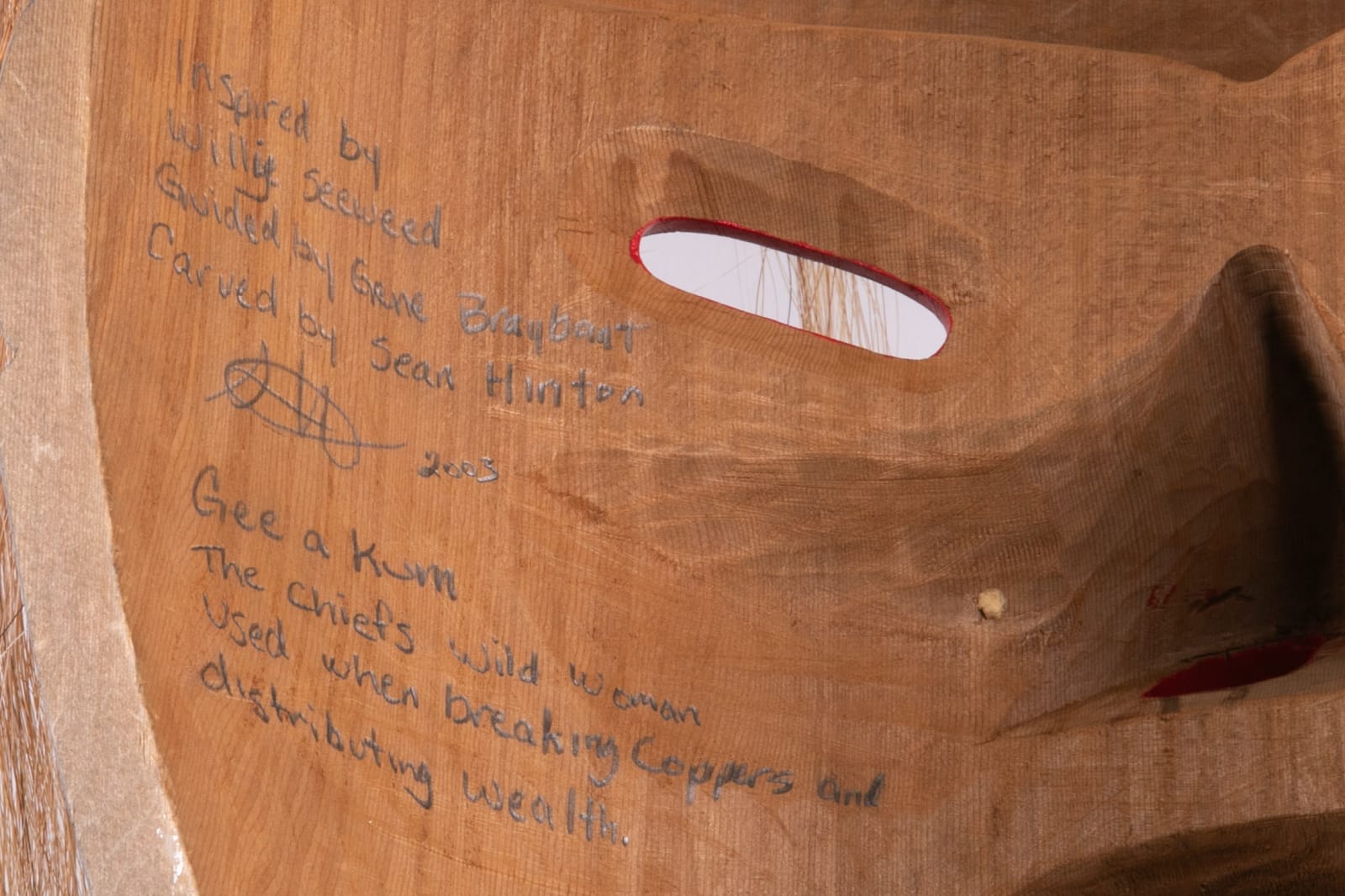 SEAN HINTON (1969-) CHEROKEE, ADOPTED SALISH, CHILLIWACK, B.C., Gee a Kum, 2005