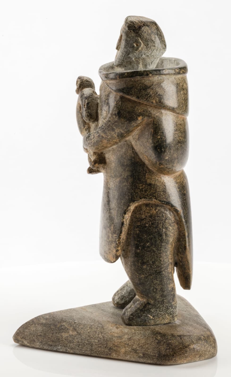 UNIDENTIFIED INUIT ARTIST, PROBABLY SALLUIT (SUGLUK), Mother Holding a Child, early or mid 1950s