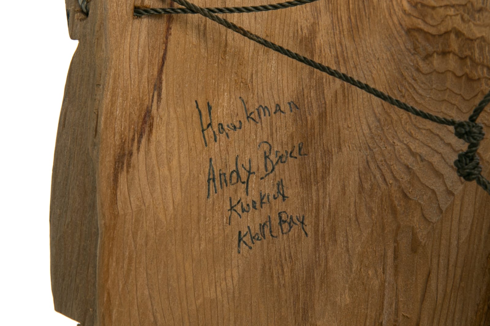 ANDY BRUCE (1970-) KWAKWA̱KA̱ʼWAKW, ALERT BAY, B.C, Hawkman Mask, 1990s