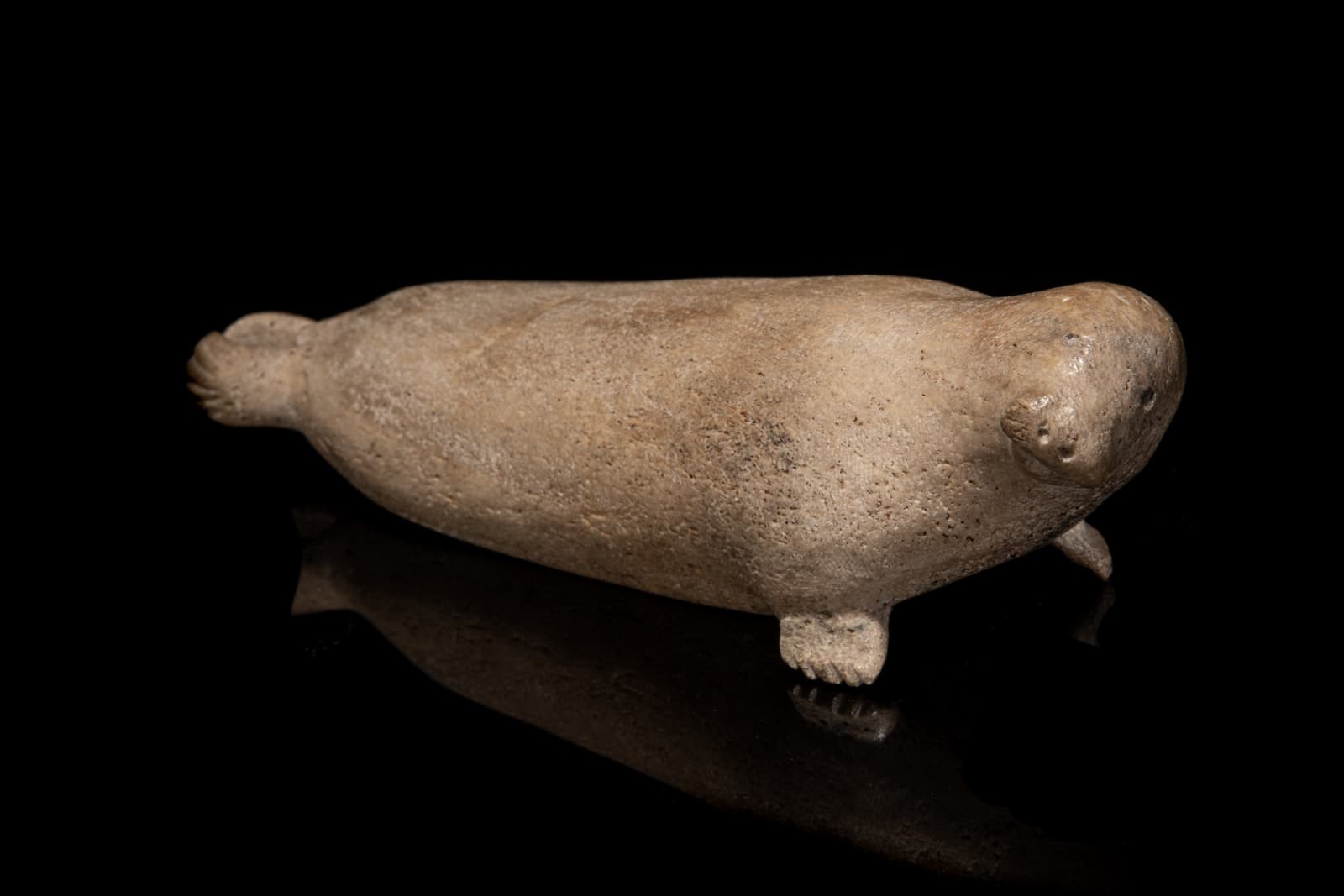 LAZAROOSEE AKPALIAPIK (1921-D?) IKPIARJUK (ARCTIC BAY) / MITTIMATALIK (POND INLET), Lounging Seal, 1967