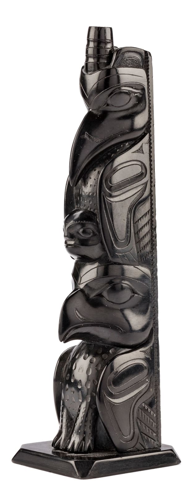 UNIDENTIFIED HAIDA ARTIST, Model Totem Pole, c. 1900-1920