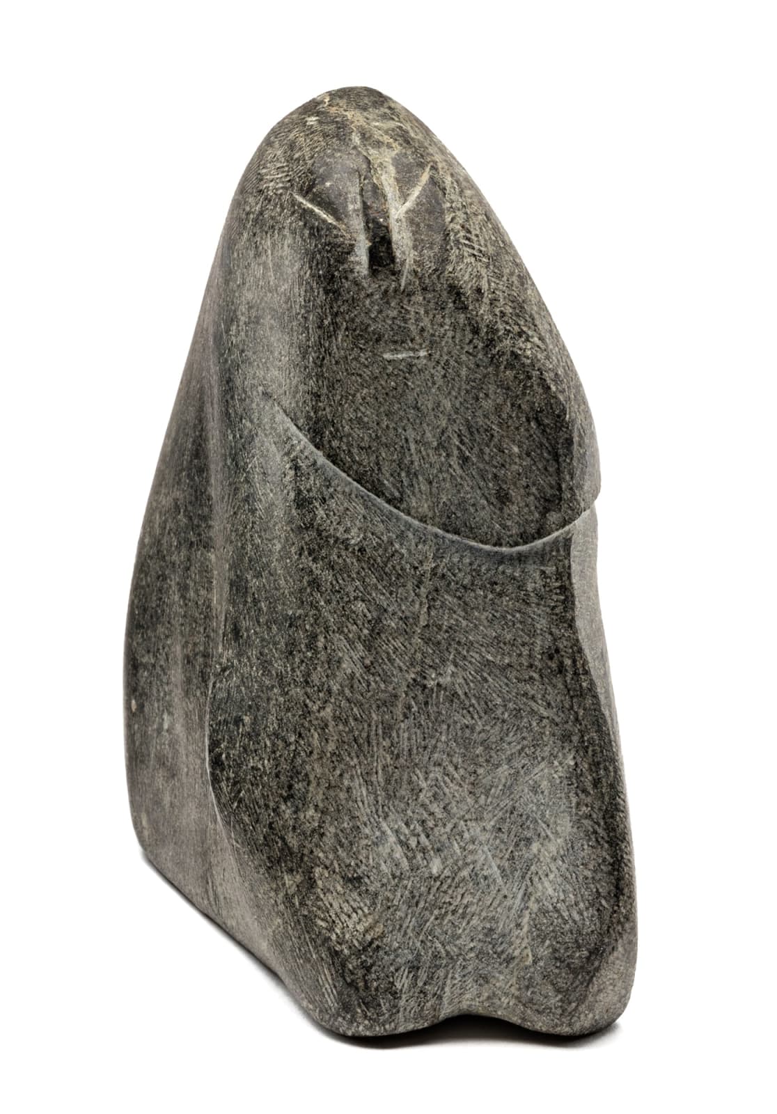 JOHN PANGNARK (1920-1980) ARVIAT (ESKIMO POINT), Kneeling Woman, early-mid 1970s