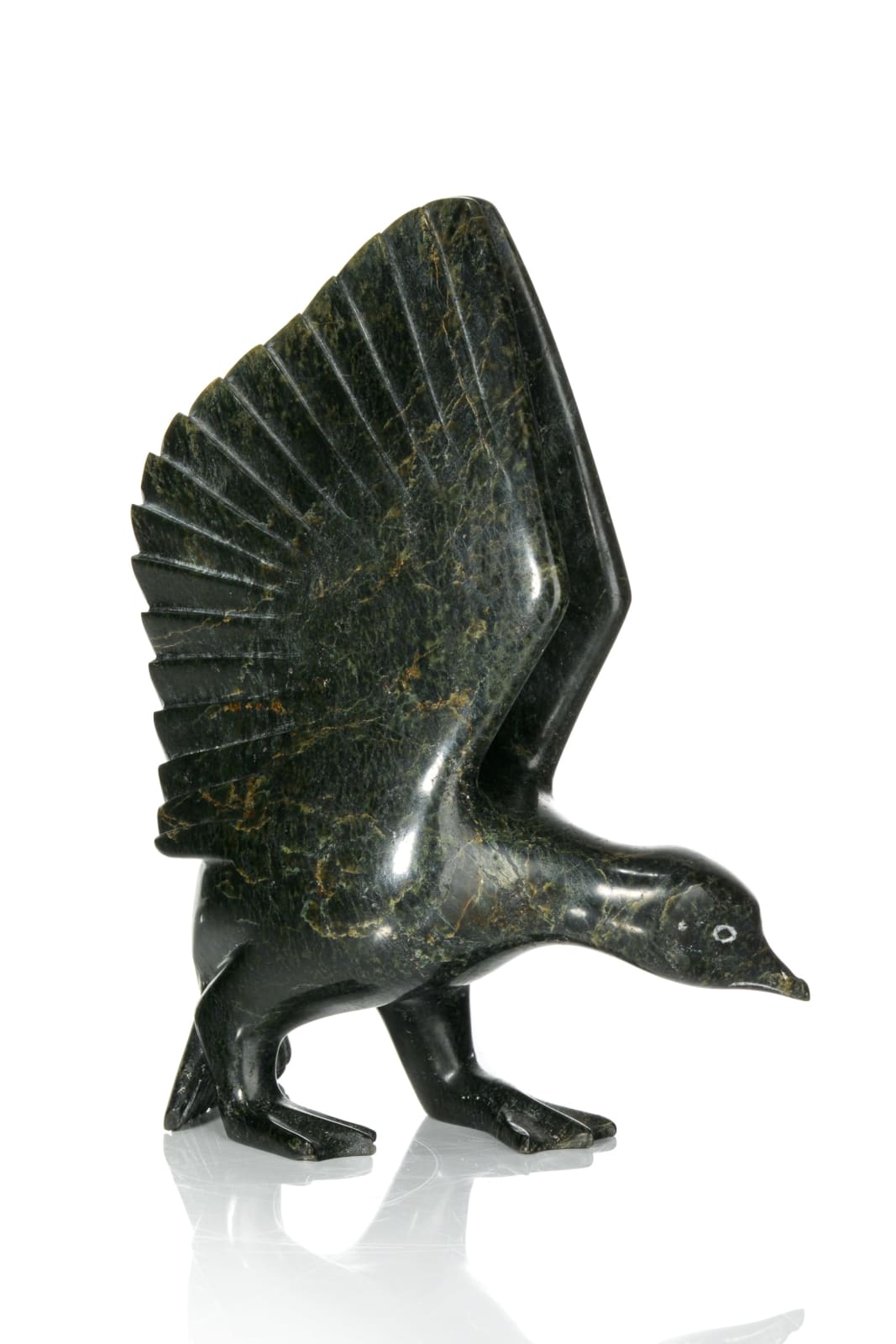 ASHEVAK TUNNILLIE (1956-2018) KINNGAIT (CAPE DORSET), Alert Bird, mid 1990s