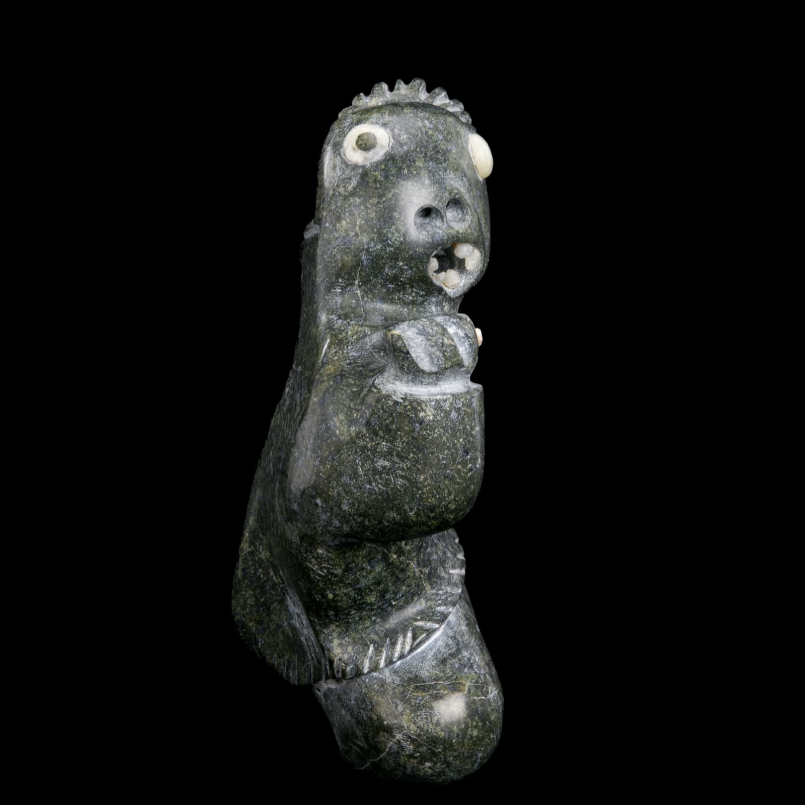 Probably JUDAS ULLULAQ (1937-1999), UQSUQTUUQ (GJOA HAVEN), Running Hunter, 1990s