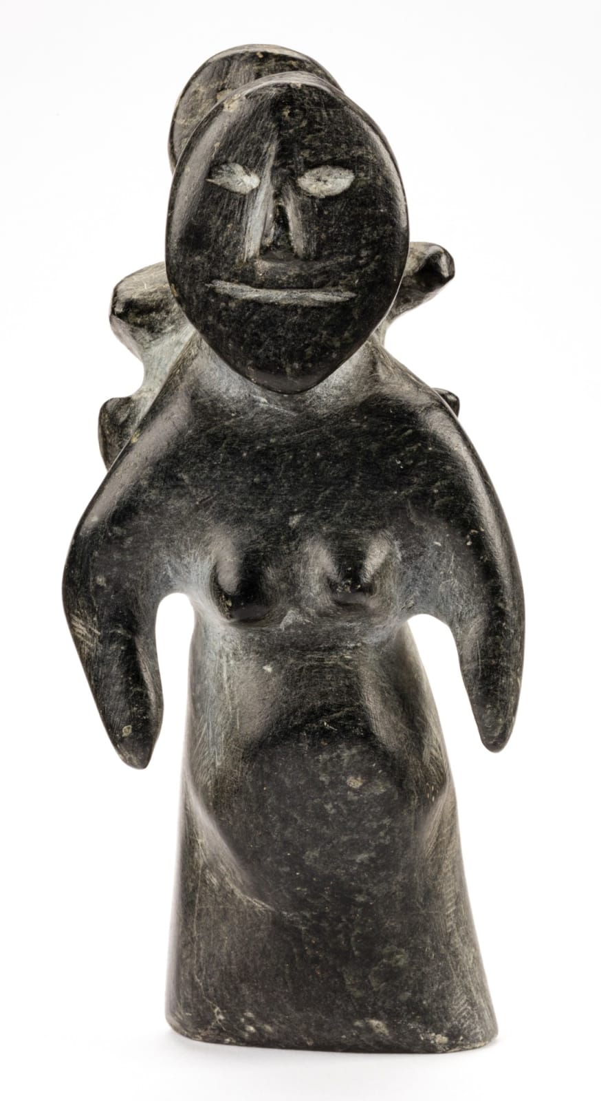 JOHN KAVIK (1897-1993) KANGIQLINIQ (RANKIN INLET), Pregnant Mother and Child, 1964