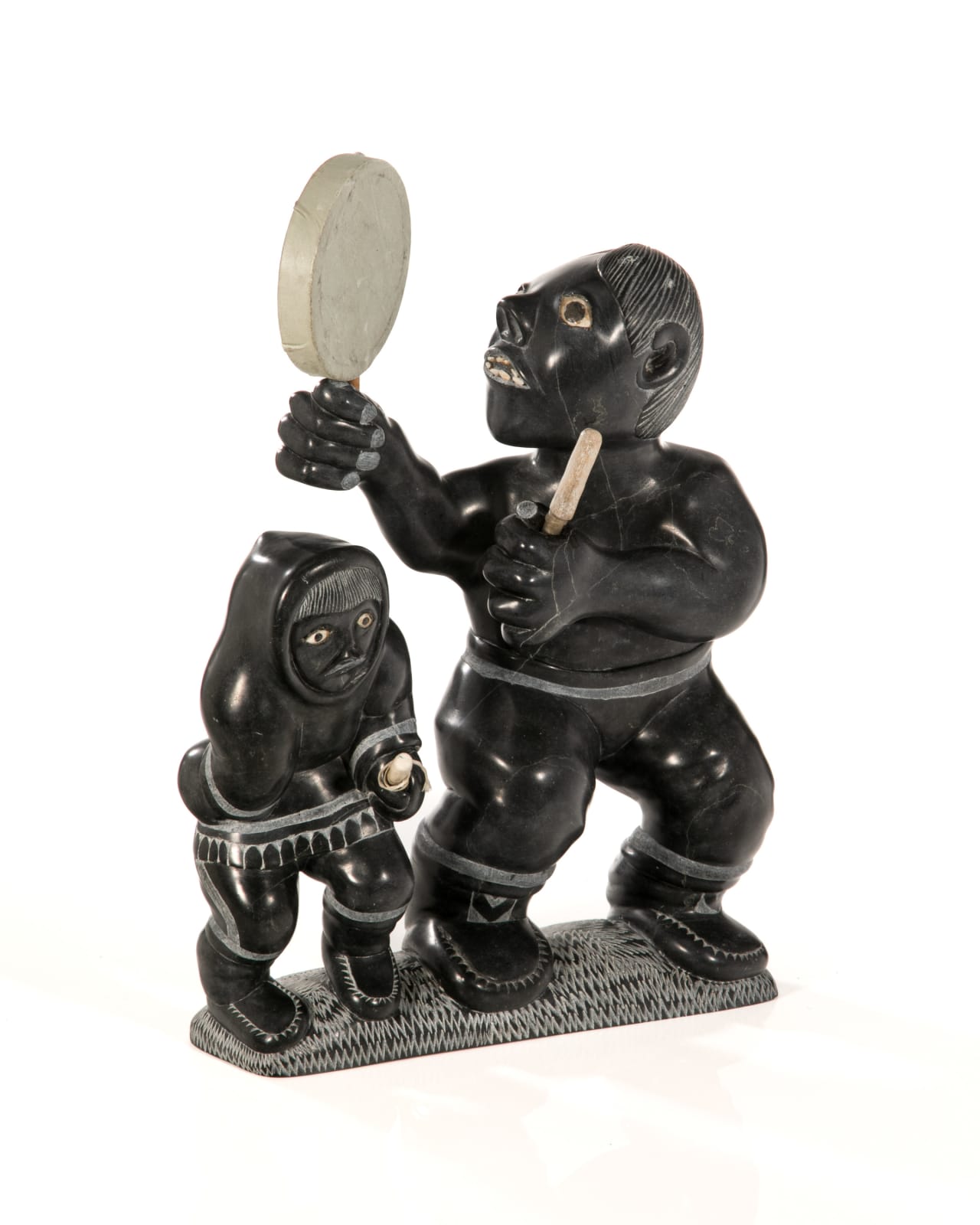 SIMEONIE ELIJASSIAPIK (1948-) INUKJUAK (PORT HARRISON), Drum Dancing Scene, 1985