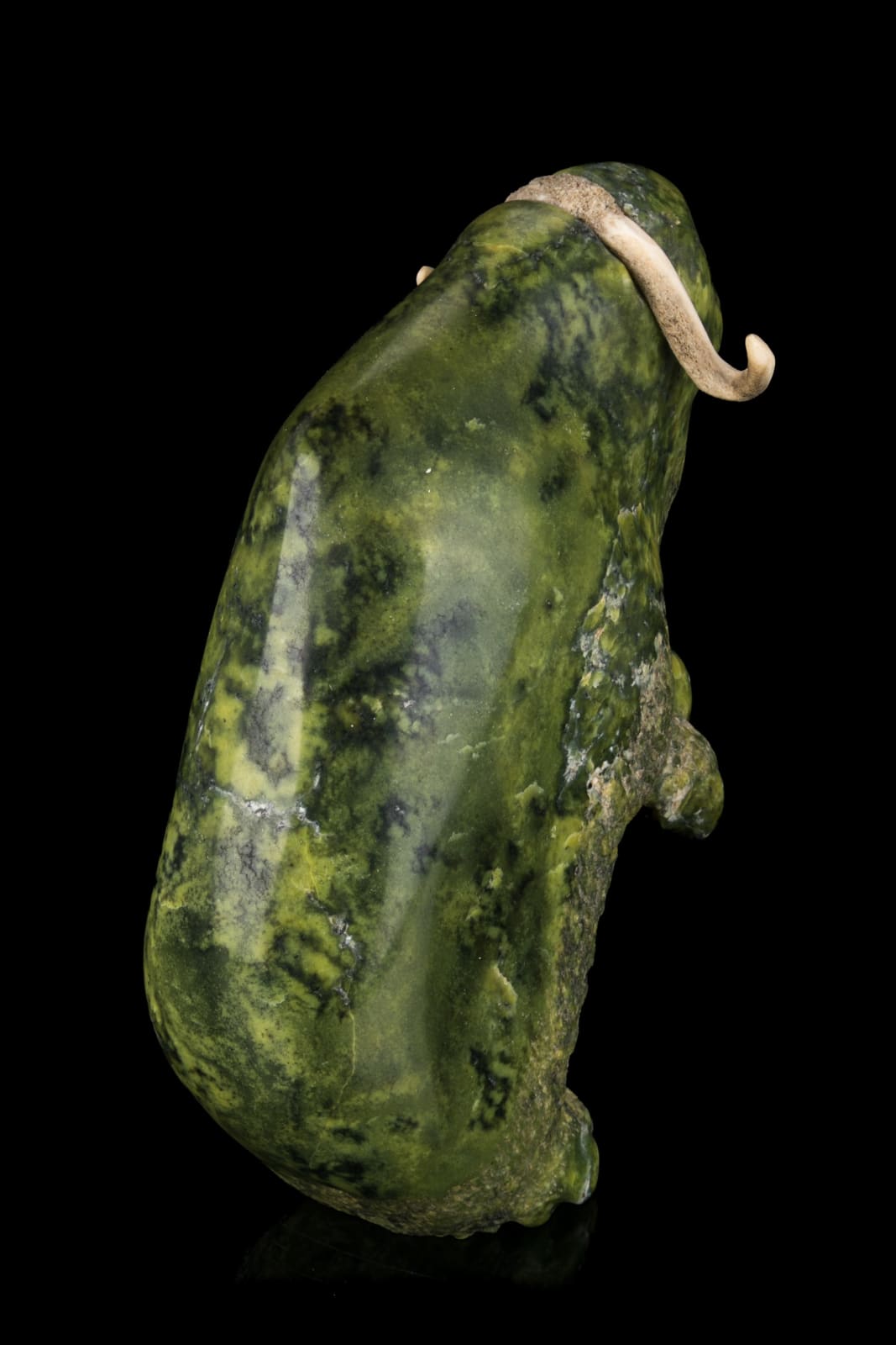 TEMELA OOPIK (1946-2018) KIMMIRUT (LAKE HARBOUR), Rearing Muskox, c. early 1980s