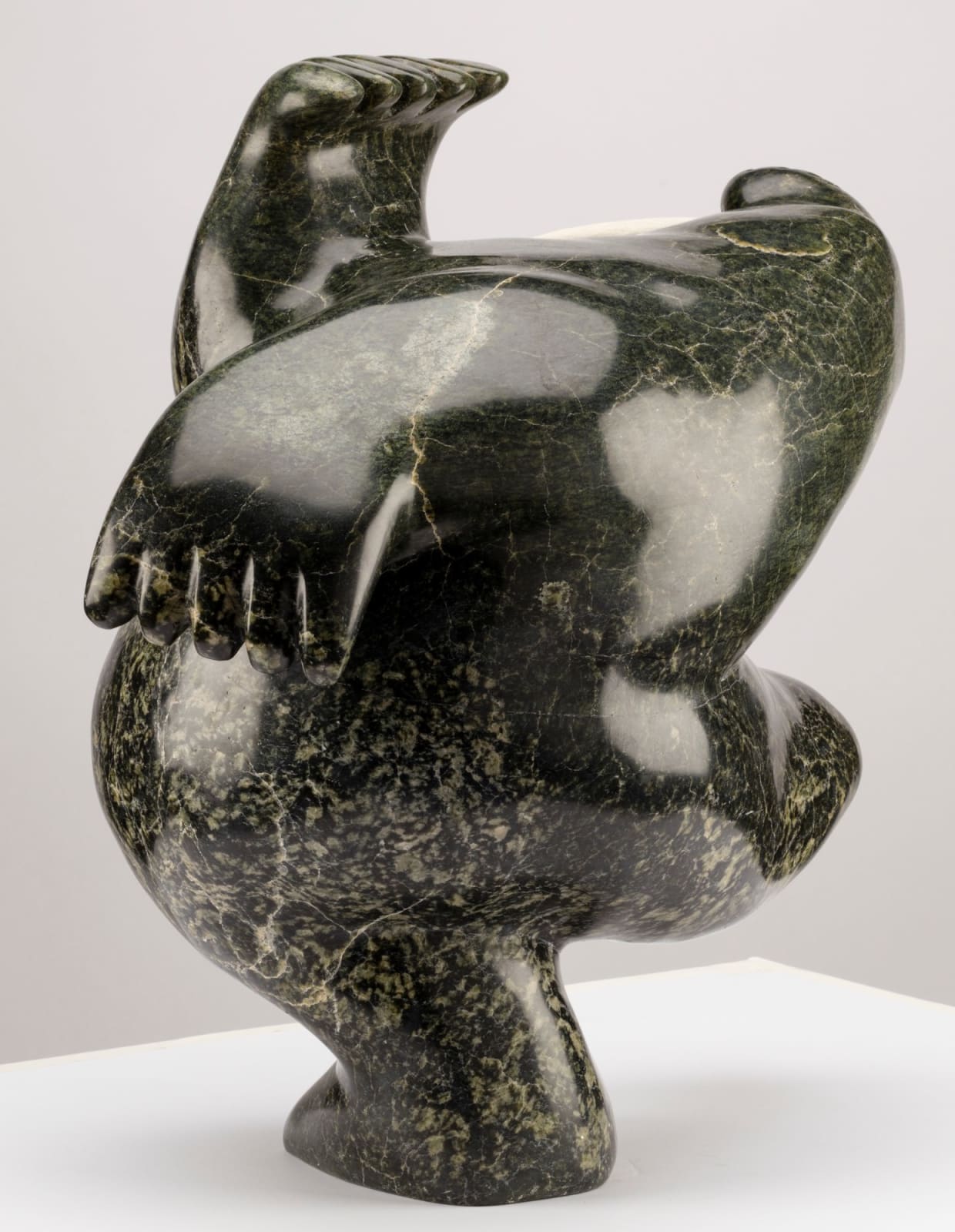 AQJANGAJUK SHAA, R.C.A. (1937-2019) KINNGAIT (CAPE DORSET), Dancing Walrus, early-mid 1980s