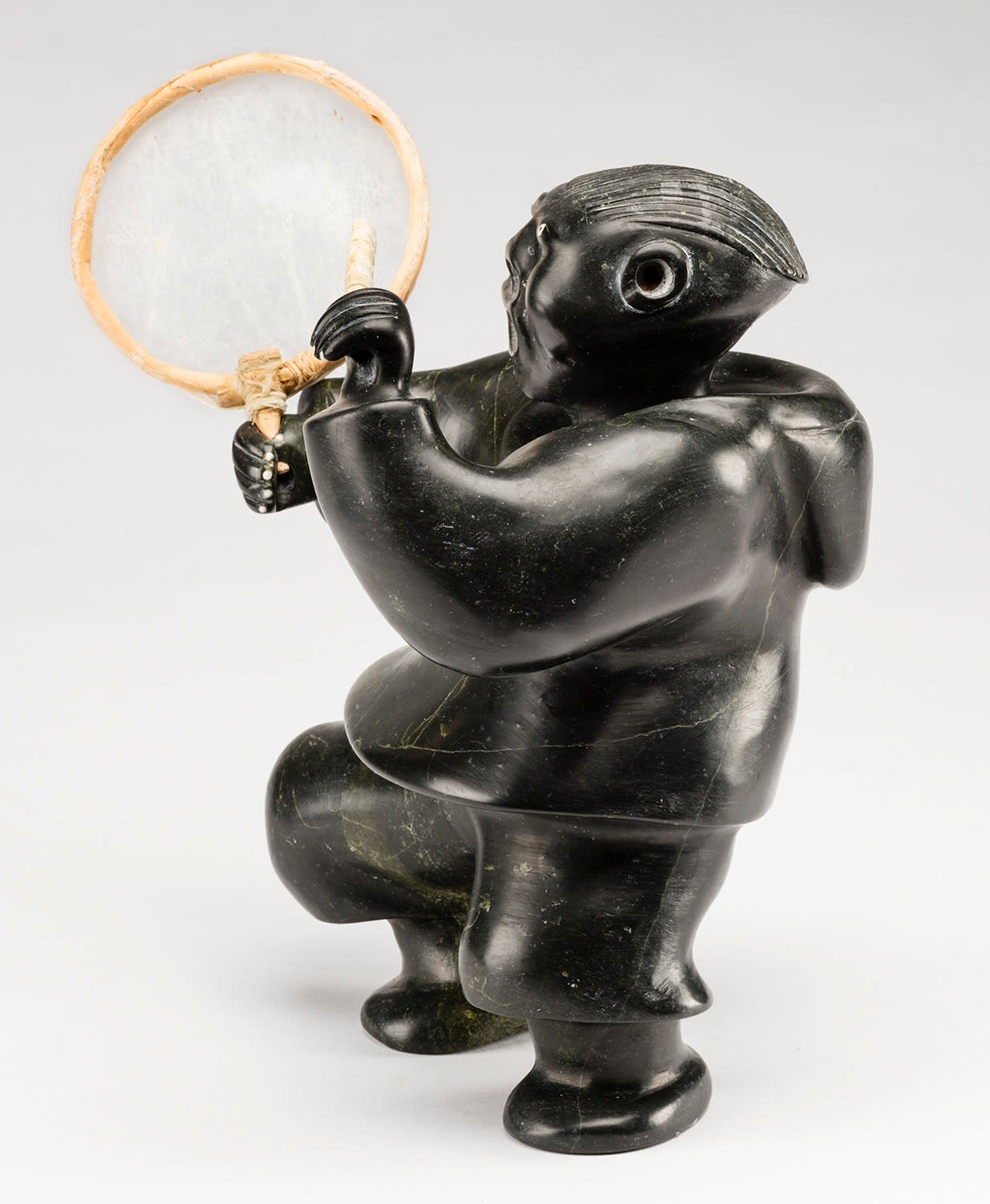 JUDAS ULLULAQ (1937-1999) Uqsuqtuuq (Gjoa Haven), Drum Dancer, c. 1983