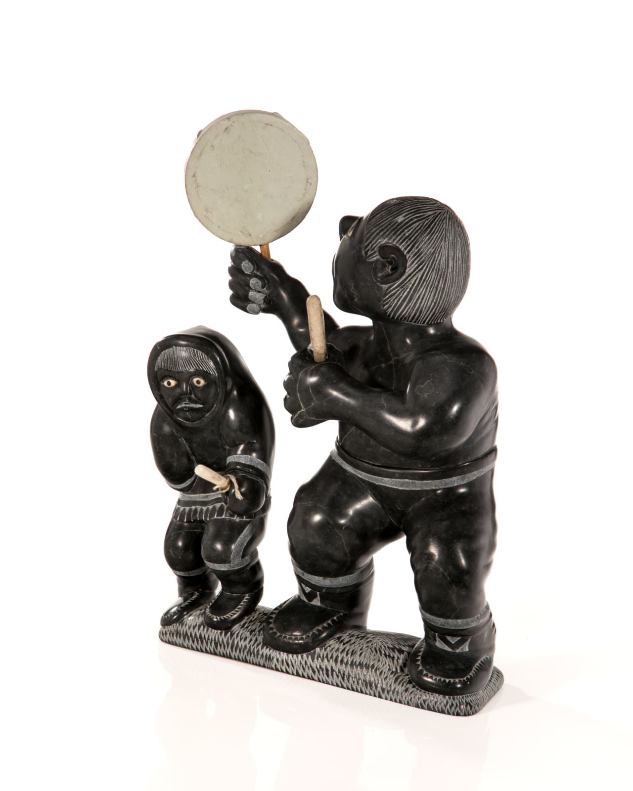 SIMEONIE ELIJASSIAPIK (1948-) INUKJUAK (PORT HARRISON), Drum Dancing Scene, 1985