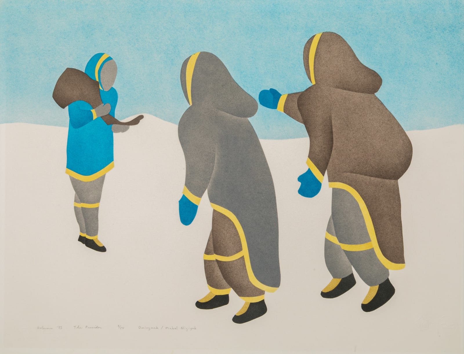 DAVID OMINGMAK (1944-) ULUKHAKTOK (HOLMAN ISLAND), The Provider, 1983 #20