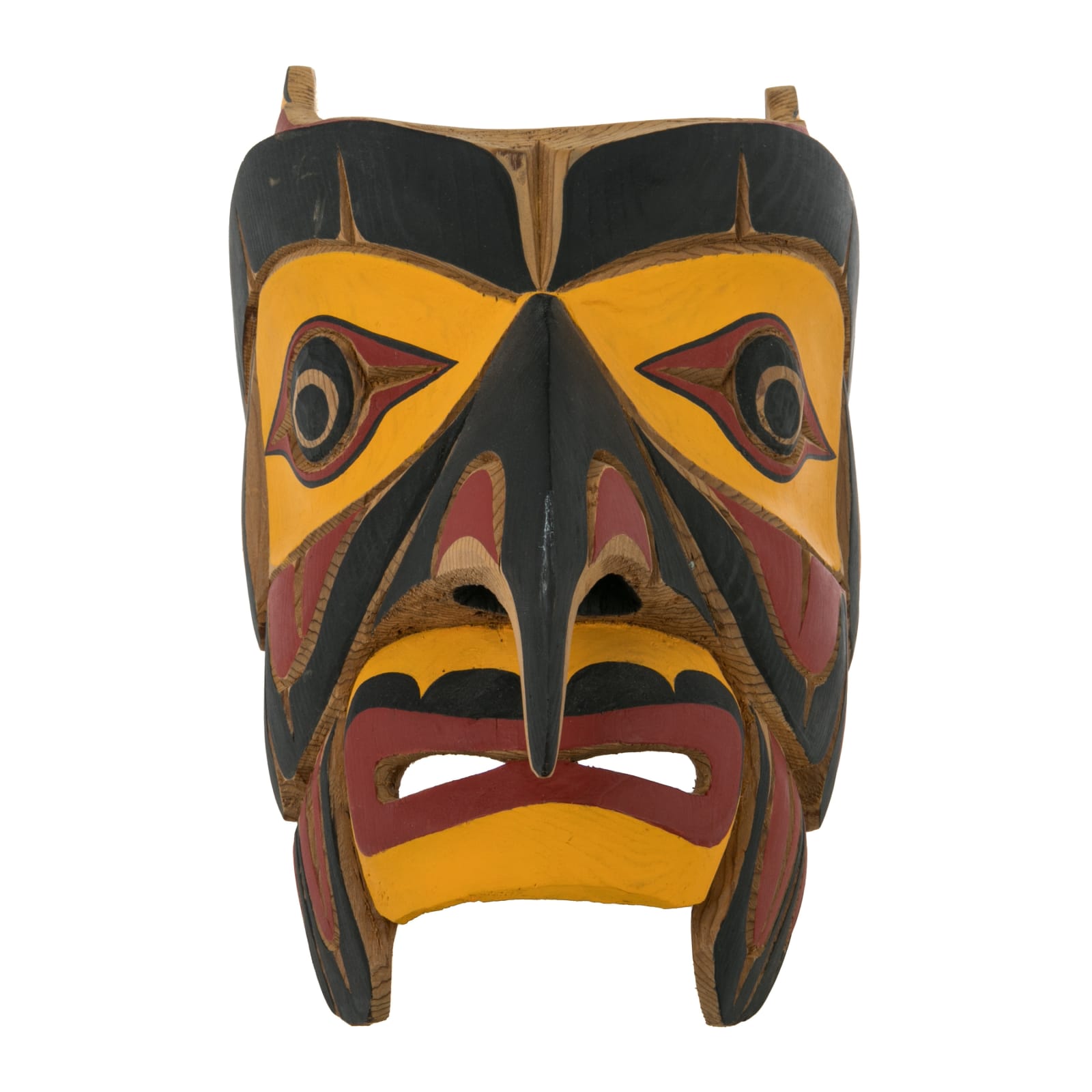 ANDY BRUCE (1970-) KWAKWA̱KA̱ʼWAKW, ALERT BAY, B.C, Hawkman Mask, 1990s
