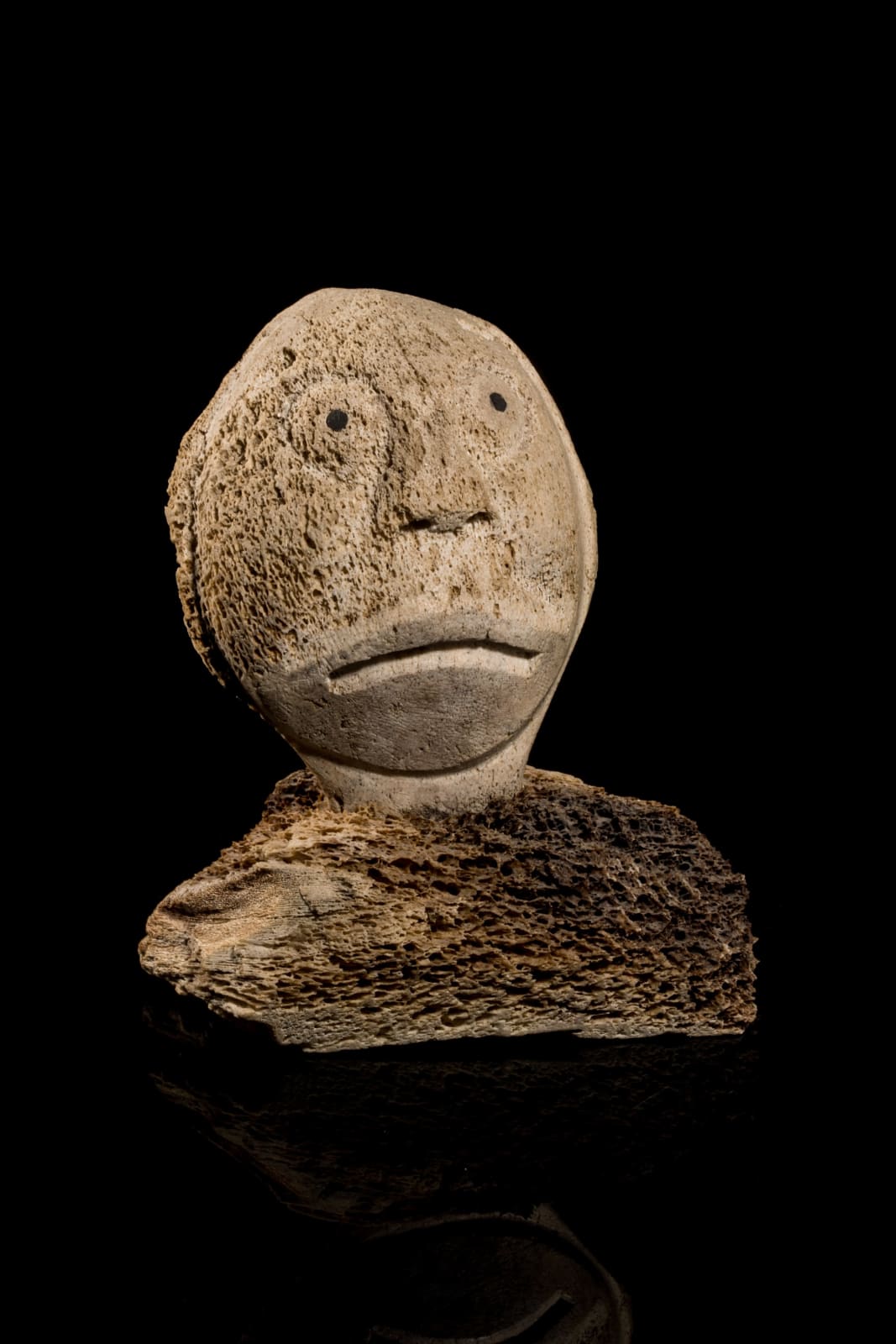 UNIDENTIFIED INUIT ARTIST, EASTERN CANADIAN ARCTIC, Head of Surprised Man, mid-late 1970s