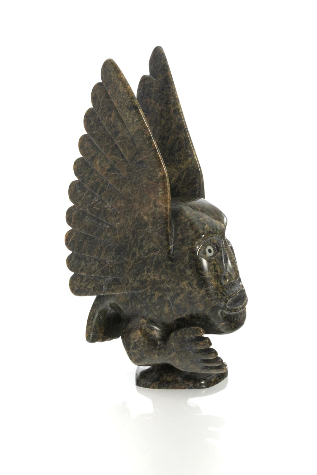 TOONOO SHARKY (1970-) KINNGAIT (CAPE DORSET), Winged Spirit, Chanting, 2006