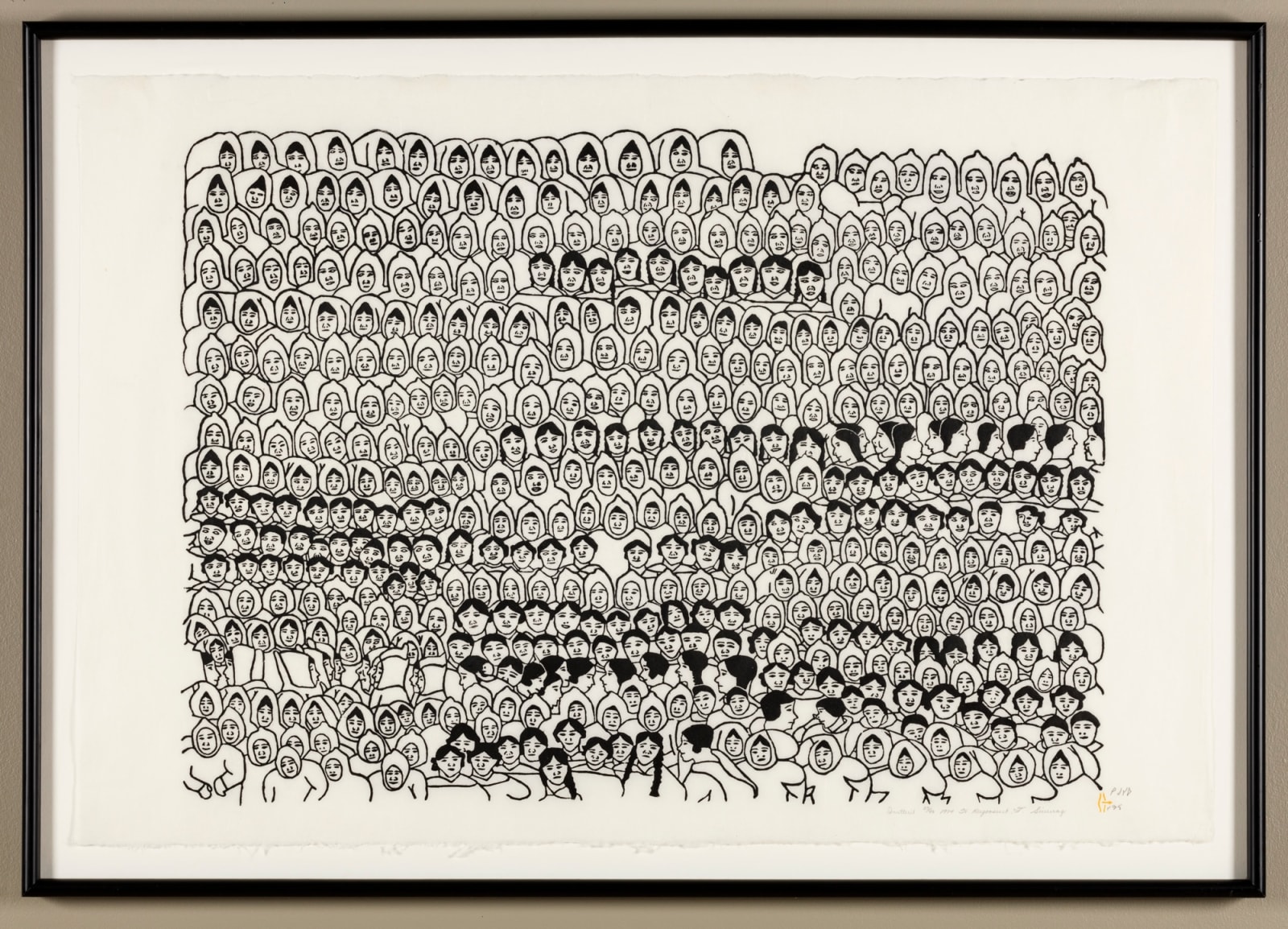 HANNAH KIGUSIUQ (1931-) QAMANI’TUAQ (BAKER LAKE), Inuttuit, 1974 #22