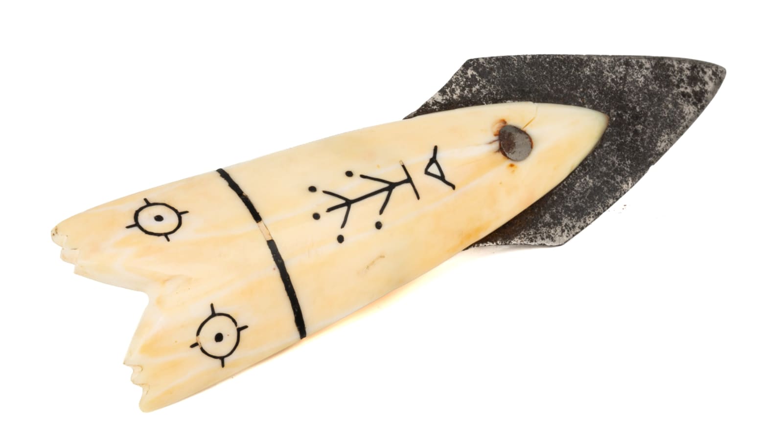 UNIDENTIFIED ARTIST, POSSIBLY PUVIRNITUQ (POVUNGNITUK), Harpoon Head , early 1960s