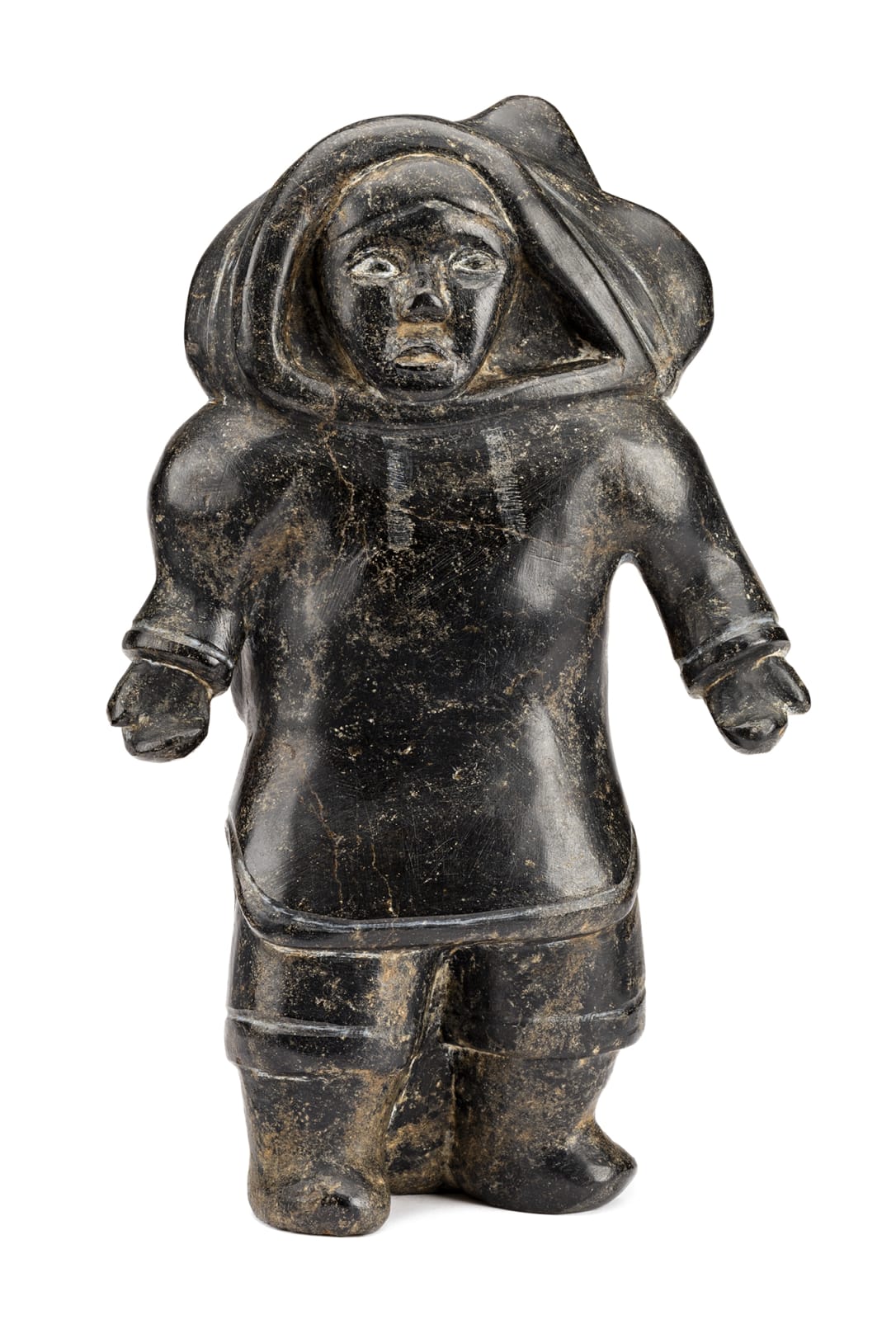 Possibly: KIUGAK (KIAWAK) ASHOONA, O.C., R.C.A. (1933-2014) KINNGAIT (CAPE DORSET), Standing Woman, mid 1950s