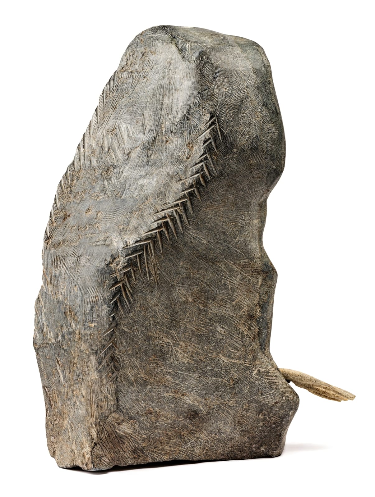 ELIZABETH NUTARAALUK AULATJUT (1914-1998) ARVIAT (ESKIMO POINT), Self Portrait, c. 1987