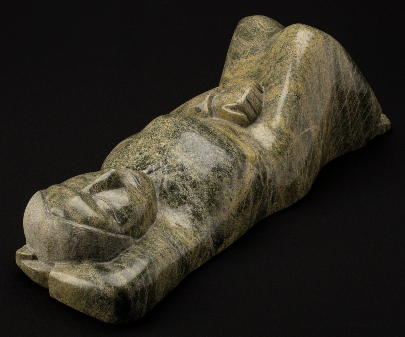 OVILOO TUNNILLIE, R.C.A. (1949-2014) KINNGAIT (CAPE DORSET), Resting Woman, 2000