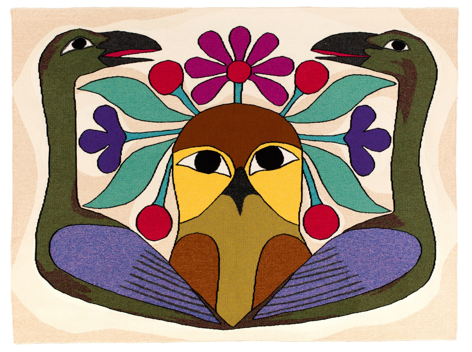 KENOJUAK ASHEVAK, C.C., R.C.A. (1927-2013) KINNGAIT (CAPE DORSET), Thoughts of The Owl, 2011