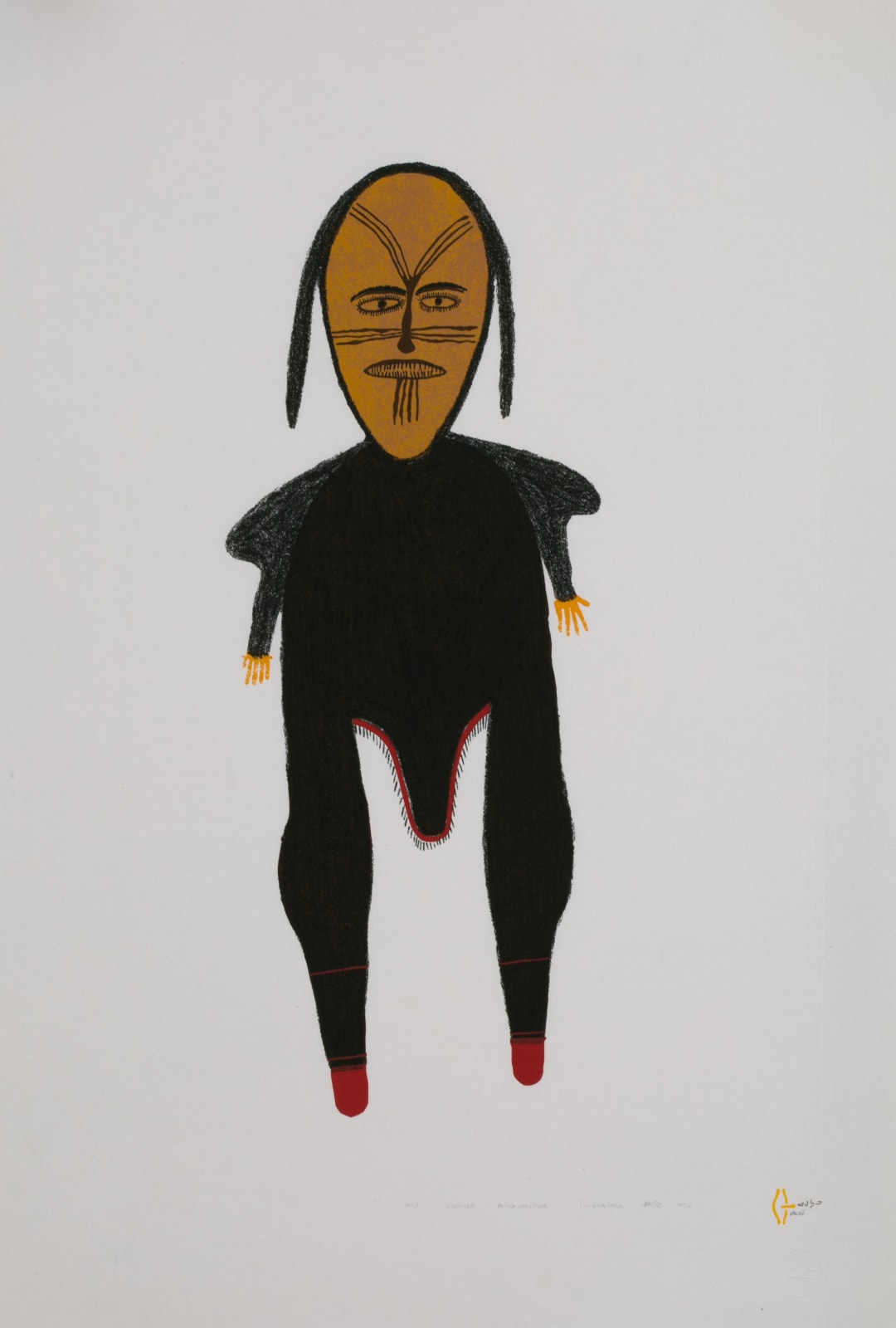 LUKE ANGUHADLUQ (1895-1982) QAMANI’TUAQ (BAKER LAKE), Old Woman, 1975 #18