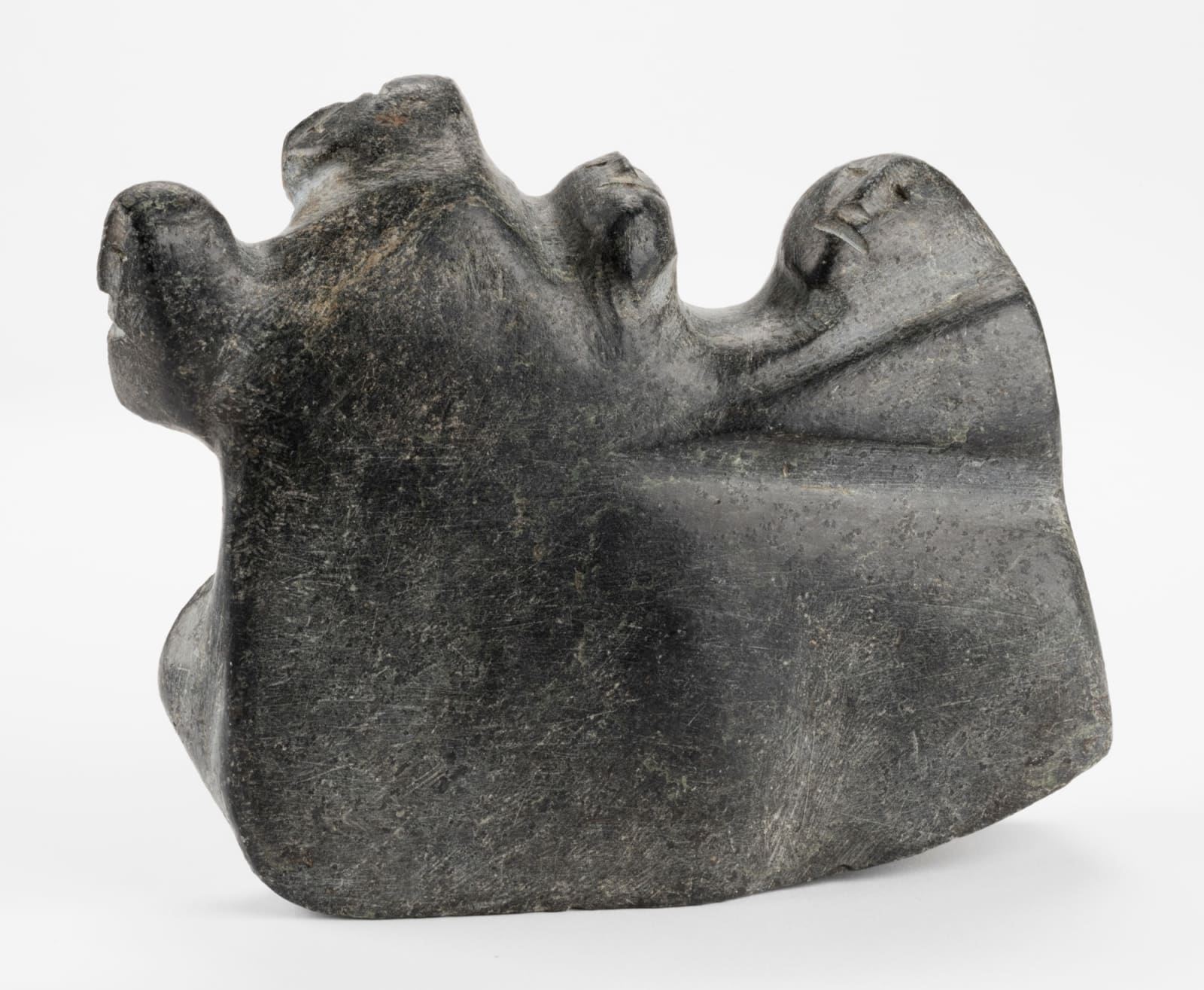 LUCY TASSEOR TUTSWEETOK (1934-2012) ARVIAT (ESKIMO POINT), Family Group, mid 1970s