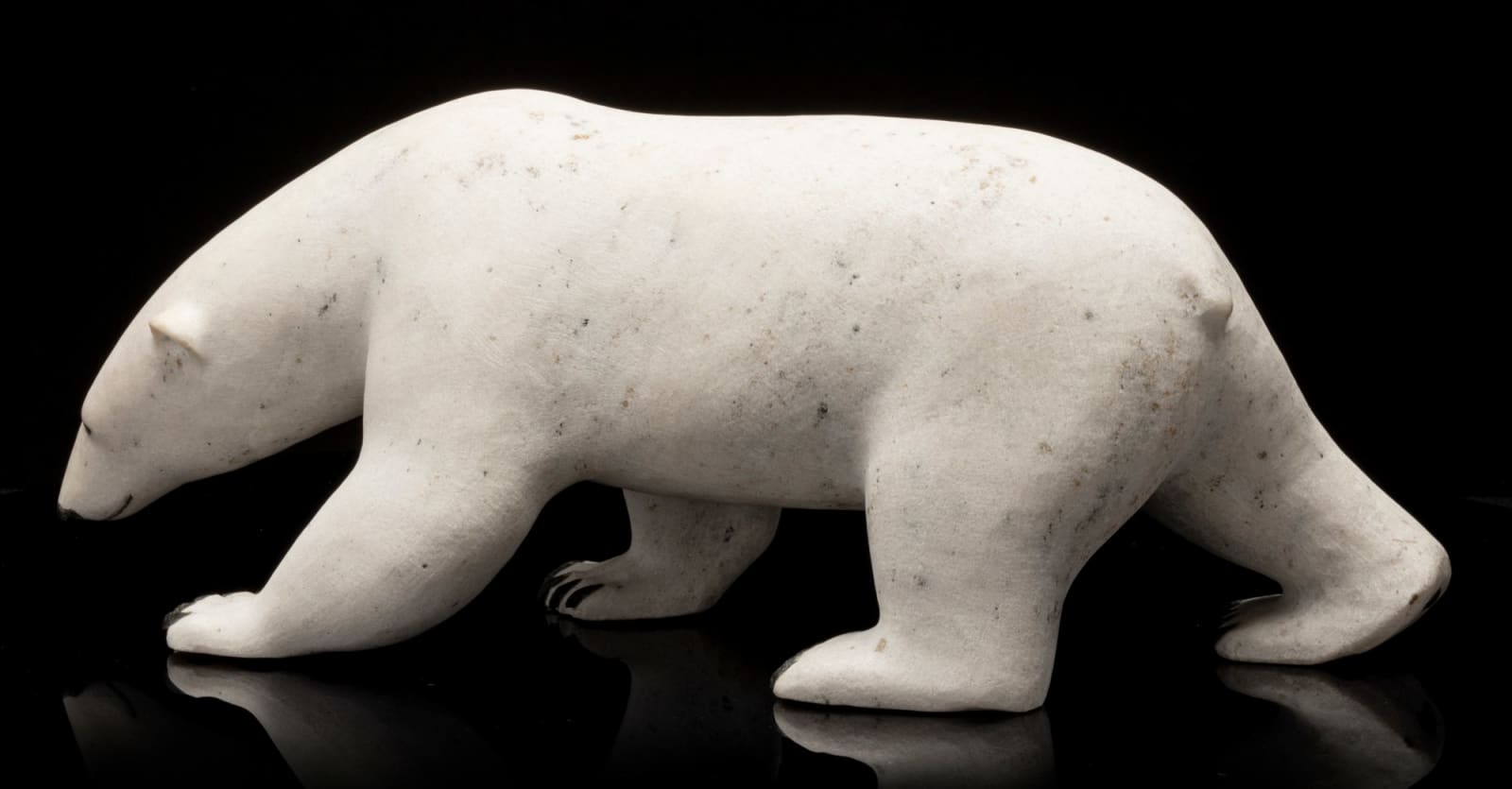 PAUL QUVIQ MALLIKI (1956-) NAUJAAT (REPULSE BAY), Walking Bear, 1999