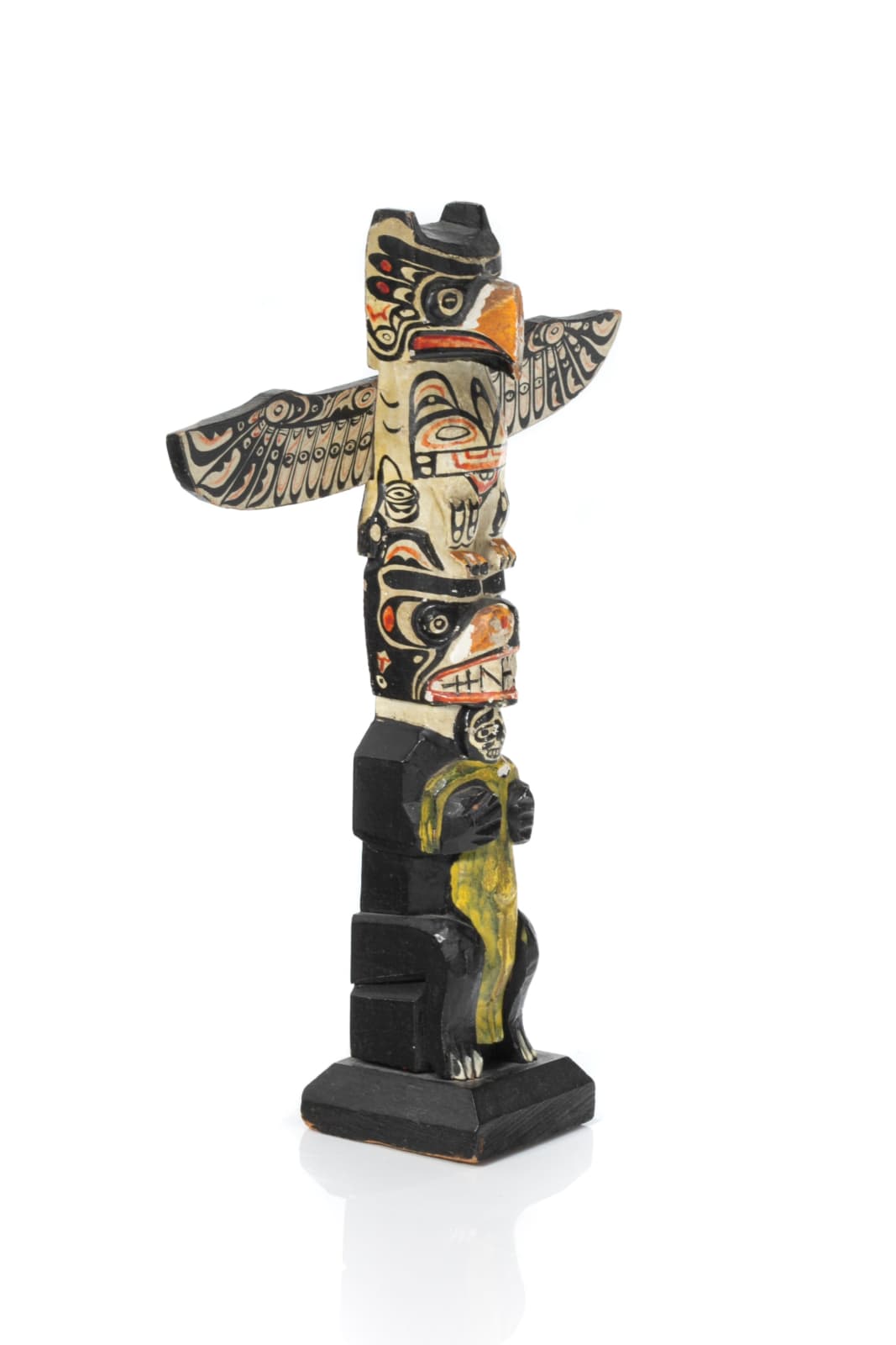 UNIDENTIFIED ARTIST, POSSIBLY NORTHWEST COAST*, Model Thunderbird Totem Pole (William Webber Scenery Shop Model Totem), c. 1930/40 or later