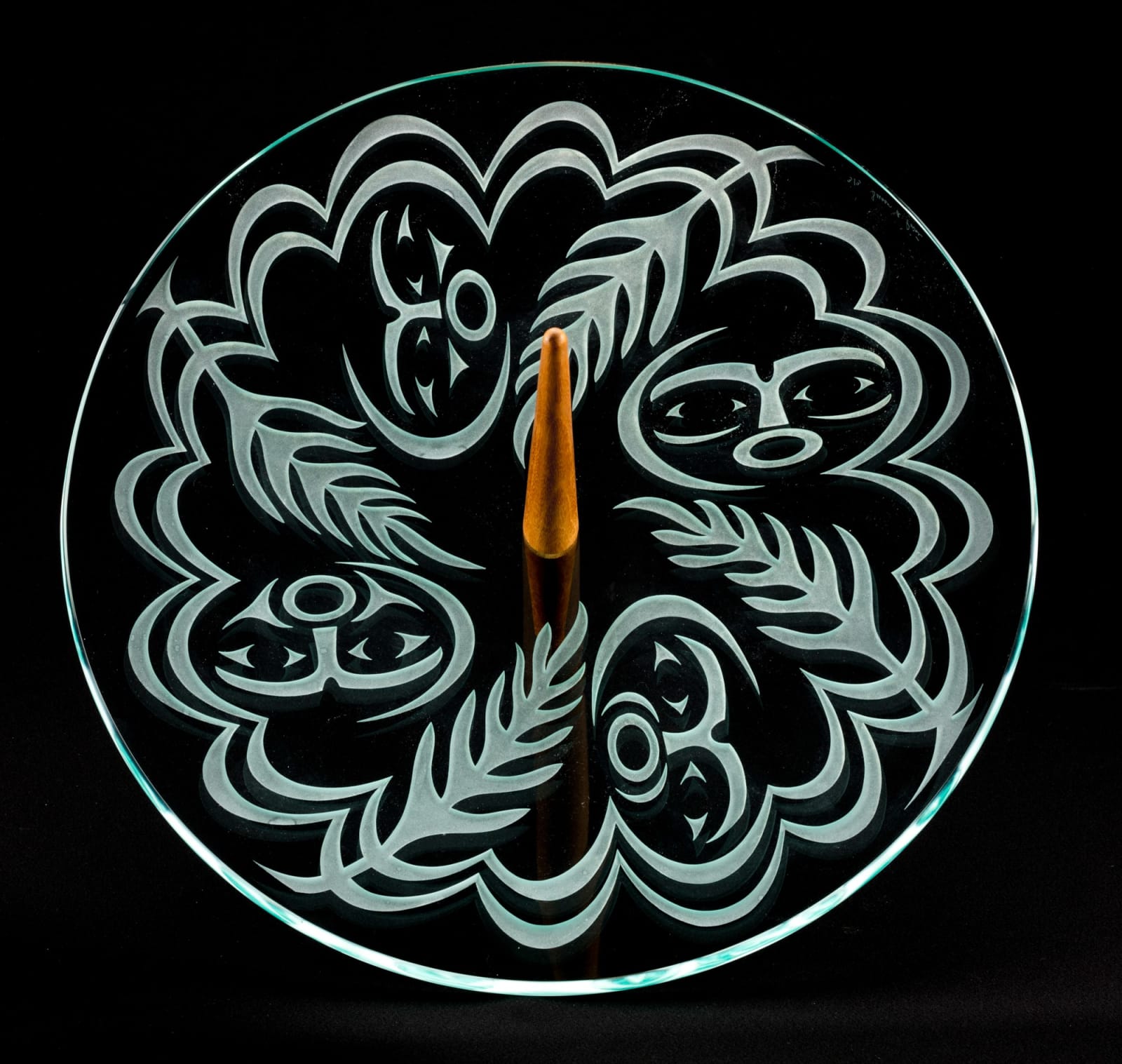 SUSAN POINT, C.C., R.C.A., O.B.C (1952-) MUSQUEAM, COAST SALISH, Spindle Whorl: People of the Earth, c. 1995-2000