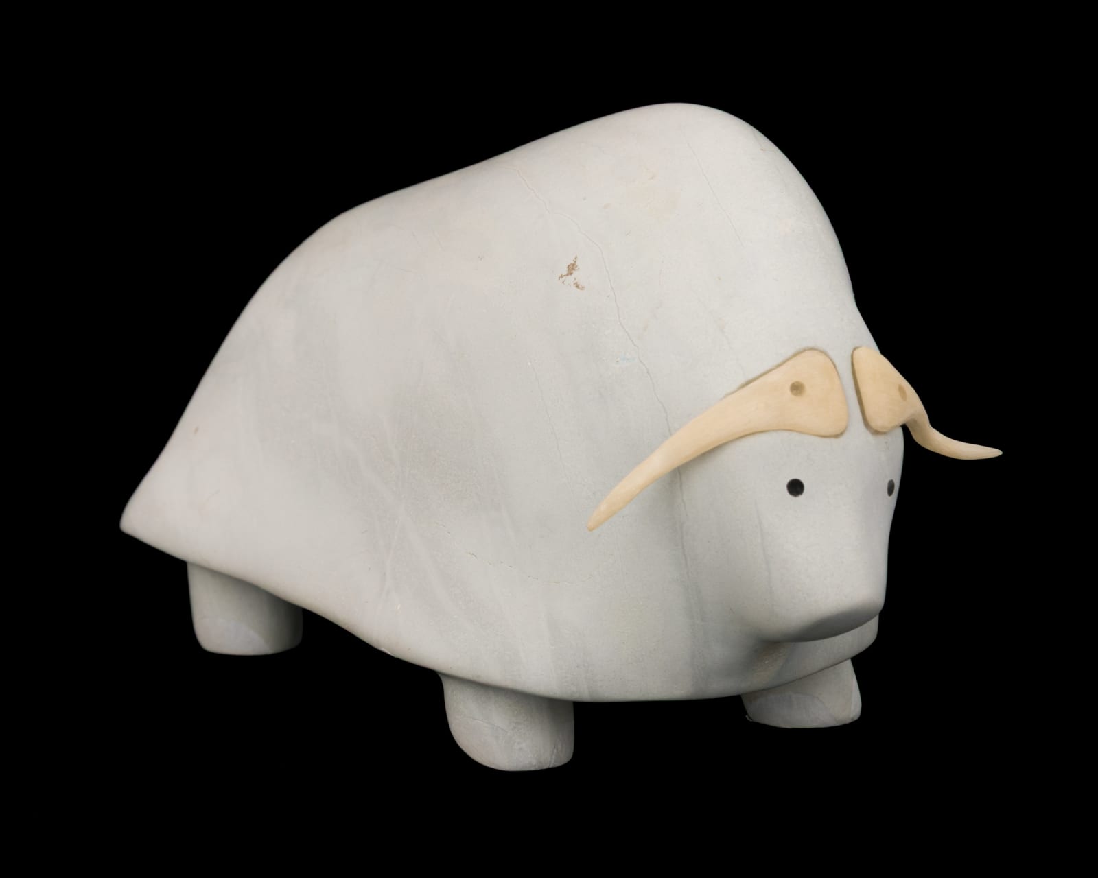 COLIN OKHEENA (1961-) ULUKHAKTOK (HOLMAN ISLAND), Muskox, March 1992