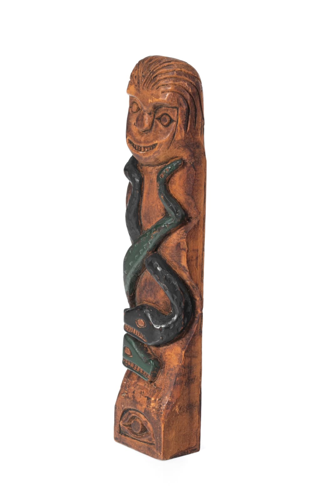 UNIDENTIFIED ARTIST, NUU-CHAH-NULTH or SALISH, Totemic Composition with Serpents, c. 1920s or 1930s