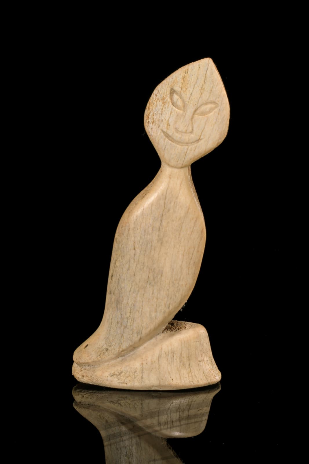 NUTARALAQ AKULUKJUK (1916-D) PANNIRTUQ (PANGNIRTUNG), Grinning Spirit Figure, early 1970s