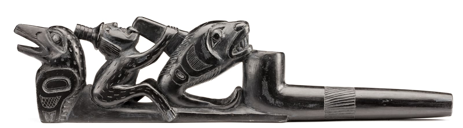 UNIDENTIFIED ARTIST, HAIDA, Late Trade Pipe, c. early 1880s
