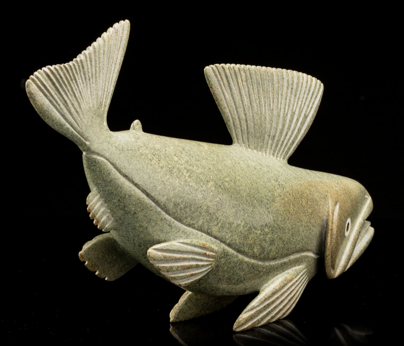 TOONOO SHARKY (1970-) KINNGAIT (CAPE DORSET), Fish, 1997