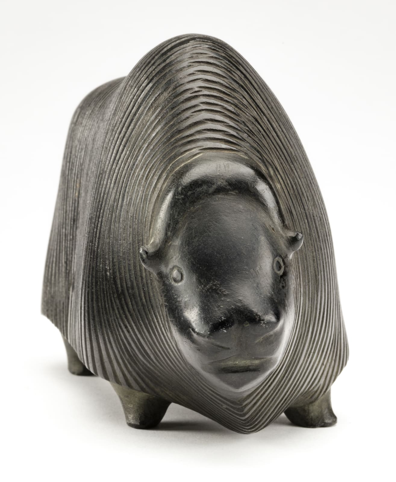 THOMAS OOVAYUK (1938-) QAMANI'TUAQ (BAKER LAKE), Muskox, c. 1975
