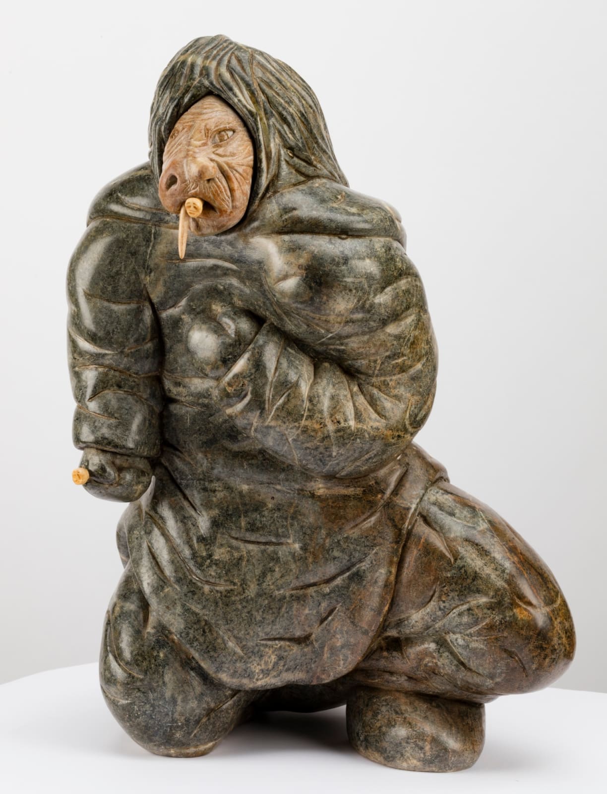 NICK SIKKUARK (1943-2013) KUGAARUK (PELLY BAY) / UQSUQTUUQ (GJOA HAVEN), Angatkuk (Shaman) , 1991