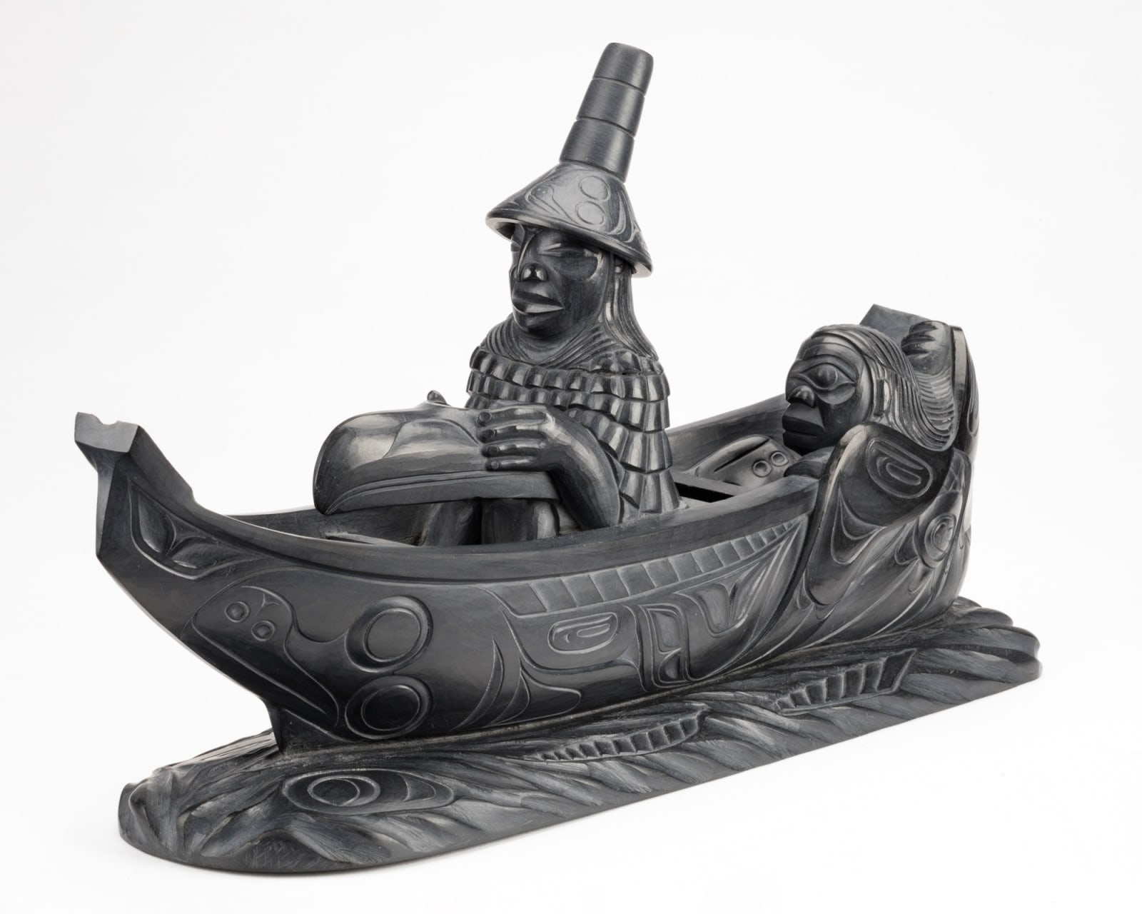 GARY MINAKER-RUSS (1958-2025), MASSET, HAIDA GWAII, The Blind Halibut Fisherman, 1998