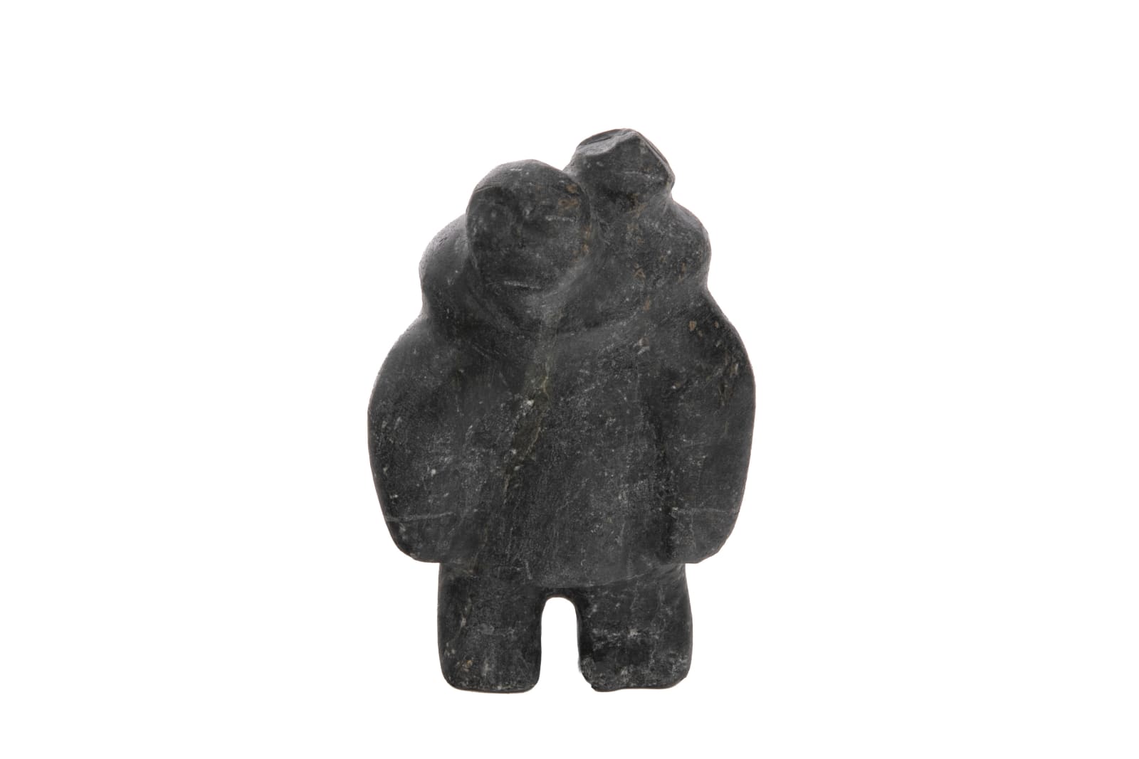 BARNABUS ARNASUNGAAQ (1924-2017) QAMANI'TUAQ (BAKER LAKE), Mother with Child in her Amaut, 2000s