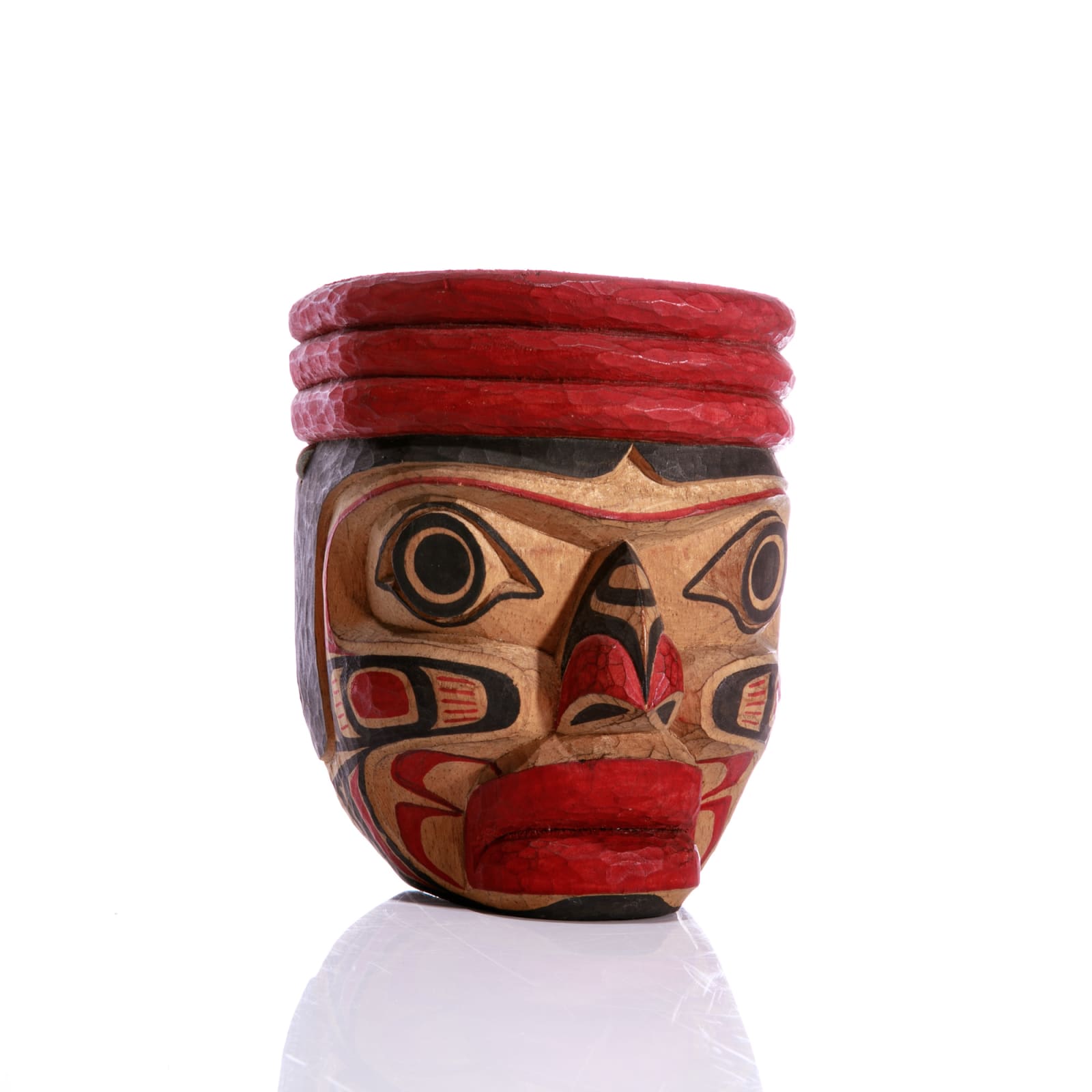 GEORGE HUNT JR. (1958-) KWAKWA̱KA̱ʼWAKW, Chief Mask, c. 1980s