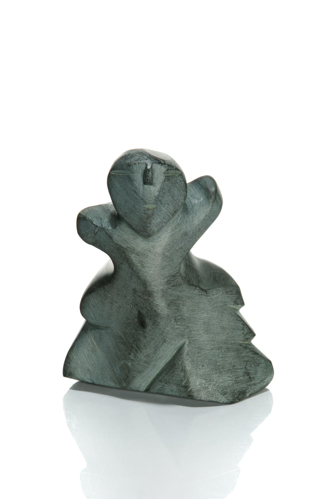 GEORGE ARLUK (1949-2023) ARVIAT (ESKIMO POINT), Figure, early-mid 1970s