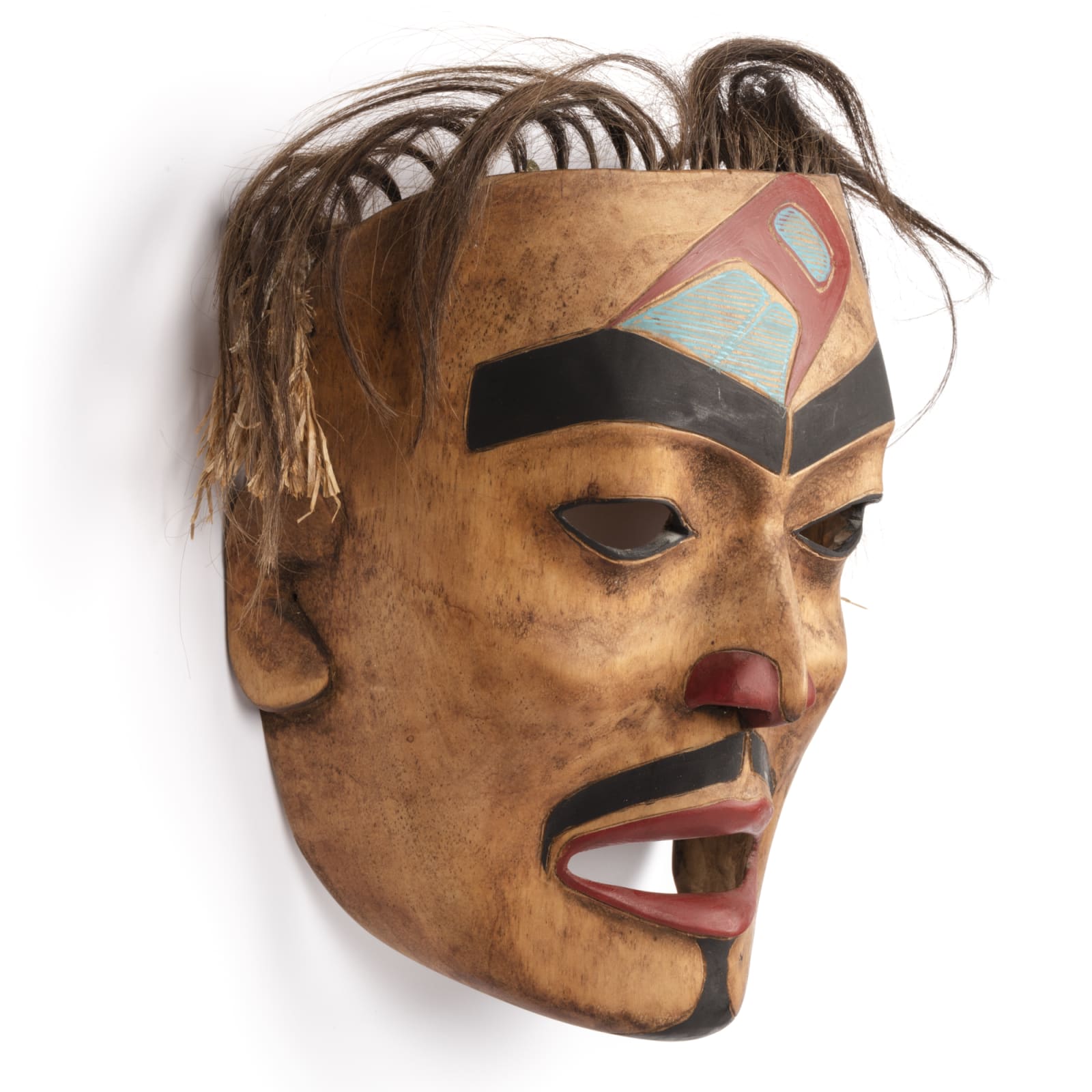FREDA DIESING (1925-2002), HAIDA, PRINCE RUPERT, Male Portrait Mask, 1970