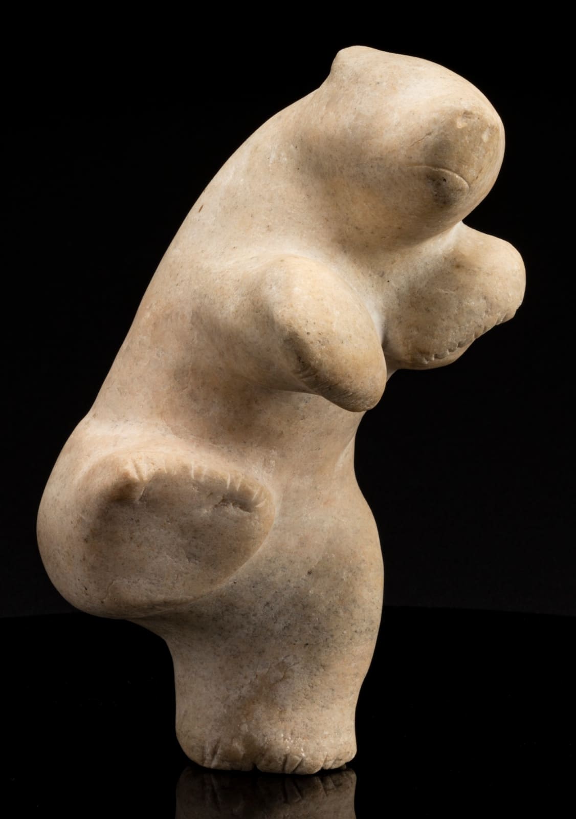 PAUTA SAILA, R.C.A. (1916-2009) KINNGAIT (CAPE DORSET), Dancing Polar Bear, c. 1971-72