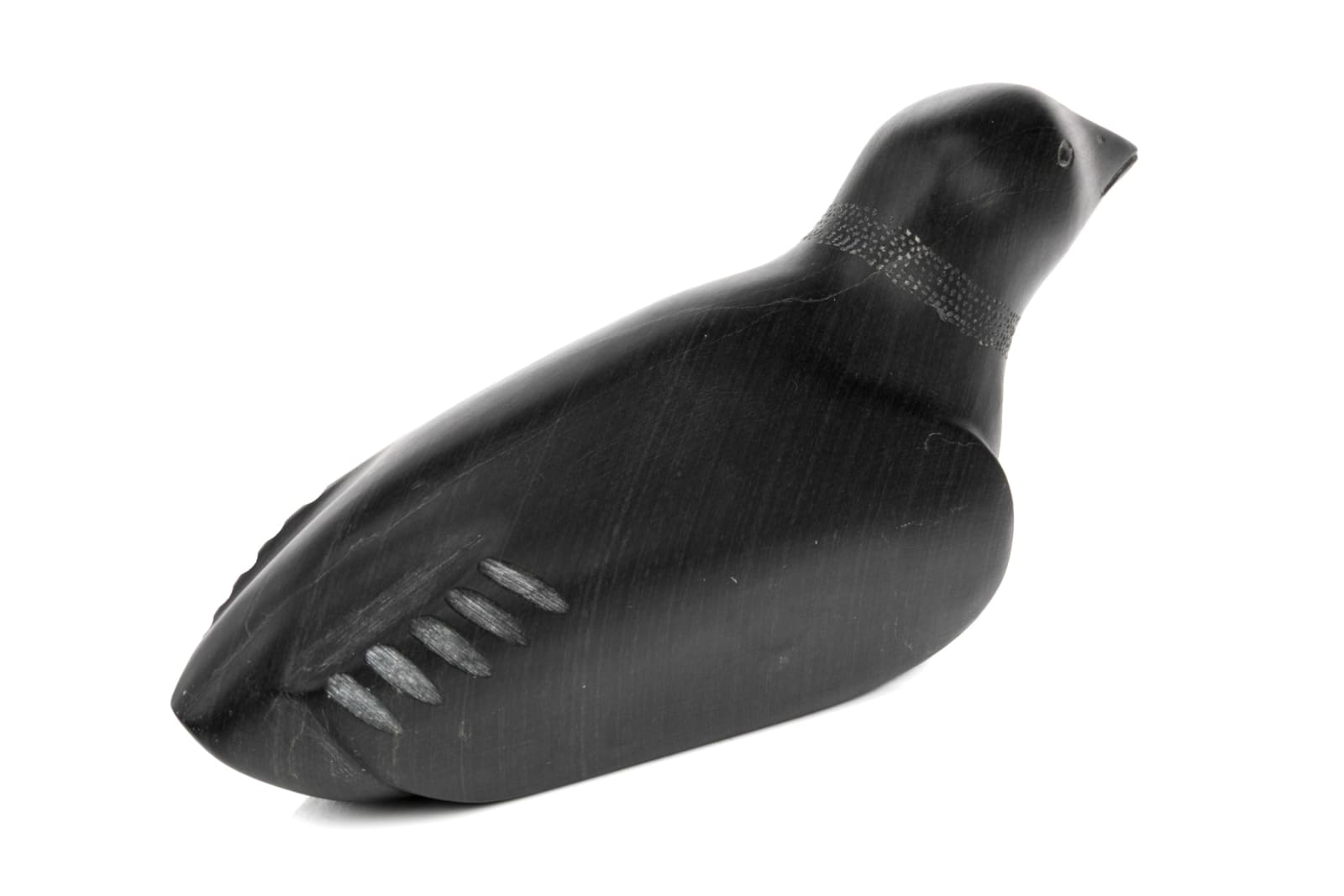 MIAJI, SANIKILUAQ (BELCHER ISLAND), Swimming Loon, 1970s