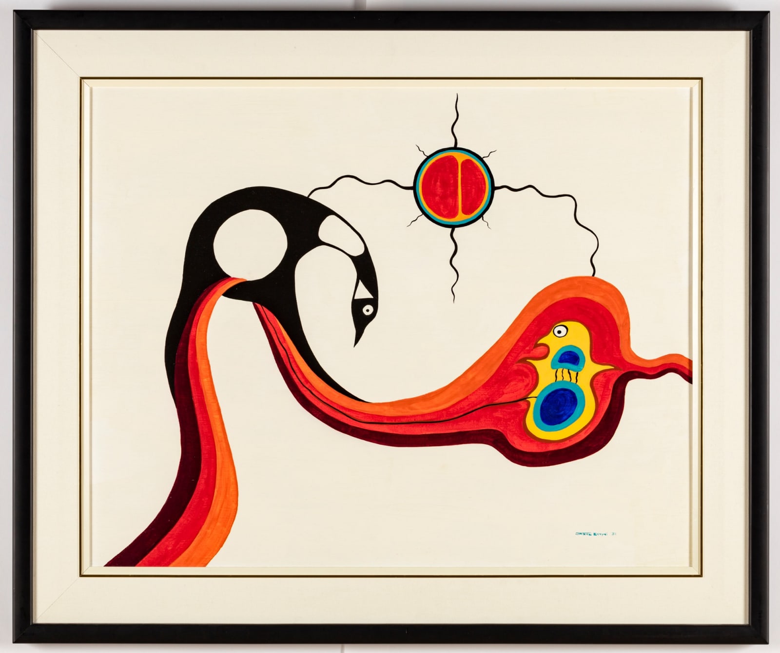 JACKSON BEARDY (1944-1984) ANISHINAABE (OJI-CREE), Untitled (Creation), 1980