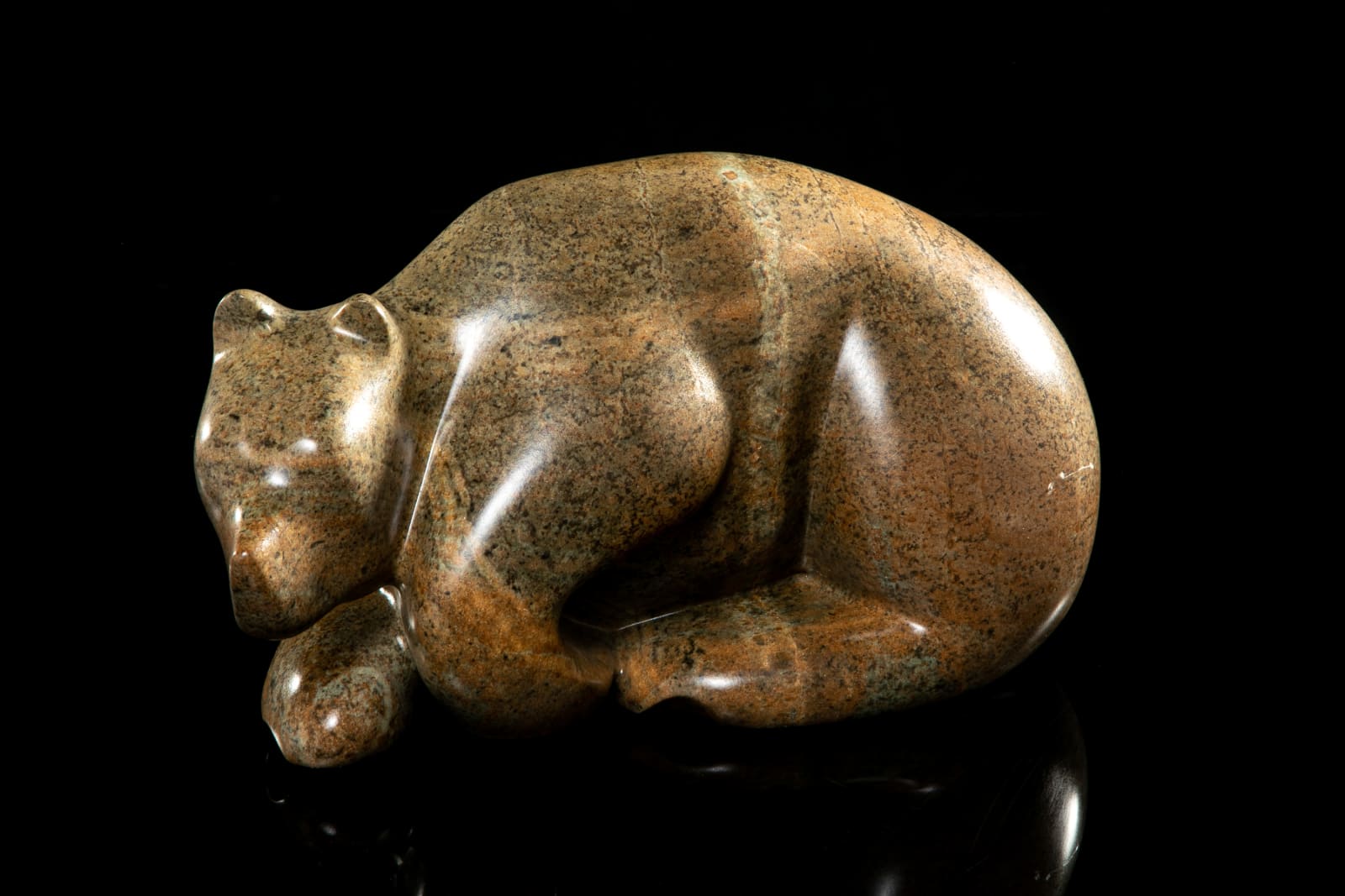 BEN HENRY (1950-) ONONDAGA, Resting Bear, 2002