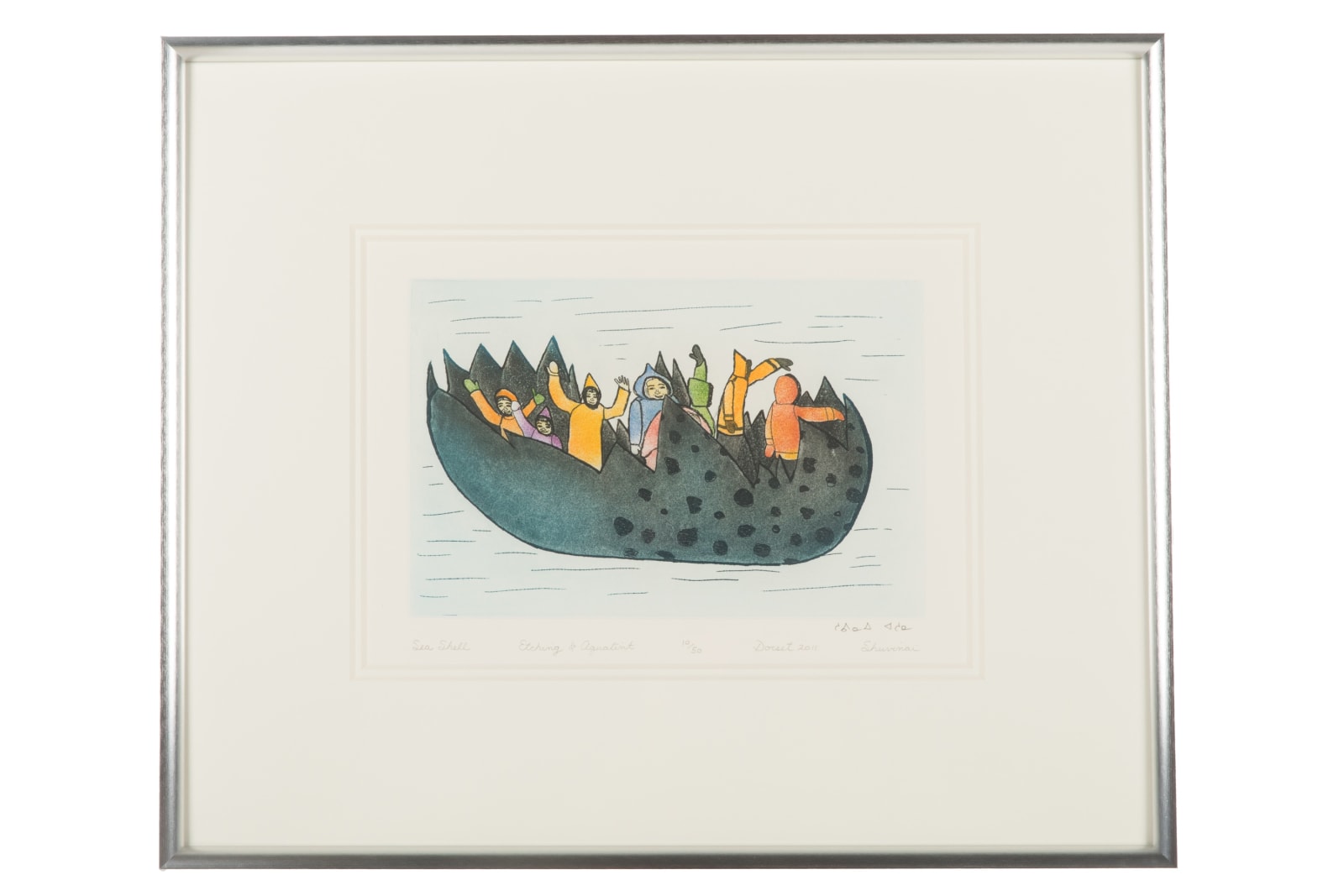 SHUVINAI ASHOONA (1961-) KINNGAIT (CAPE DORSET), Sea Shell, 2011 #31