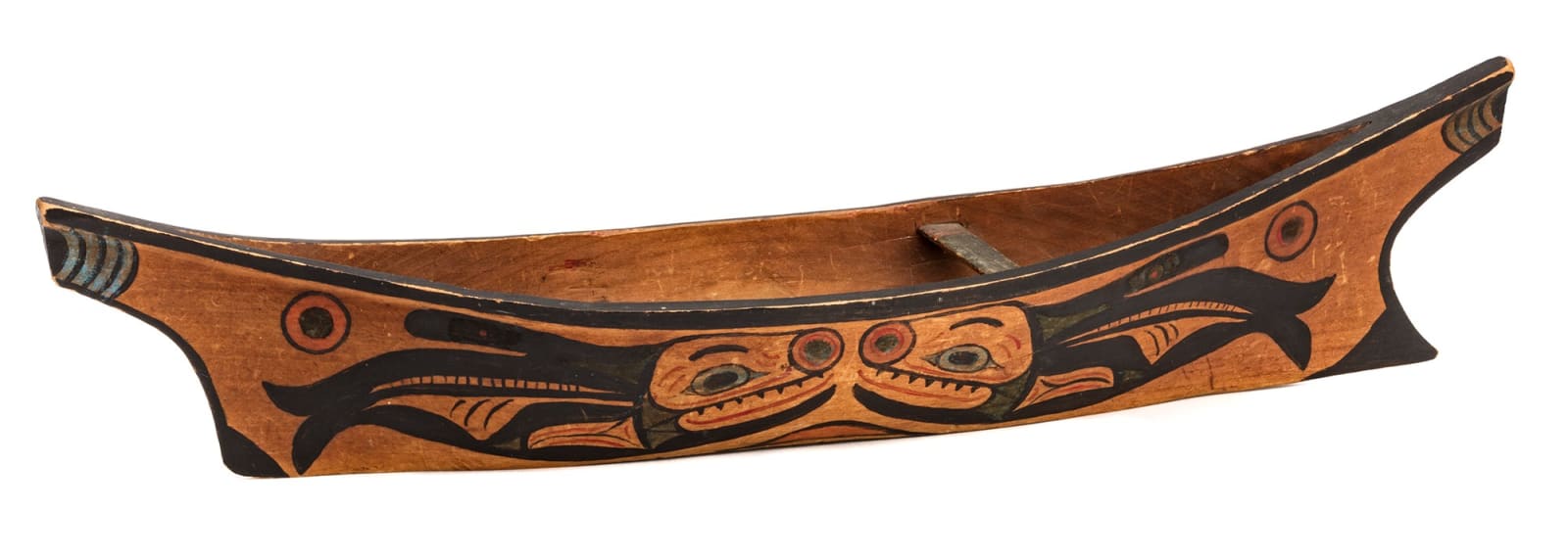 UNIDENTIFIED TLINGIT (YAKUTAT) ARTIST, Model Canoe, c. 1890-1910