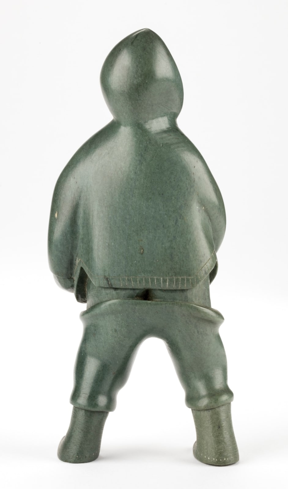 JOHNASSIE ARRAGUTAINAQ (1935-) SANIKILUAQ (BELCHER ISLANDS), Man Caught in a Fox Trap , 1967