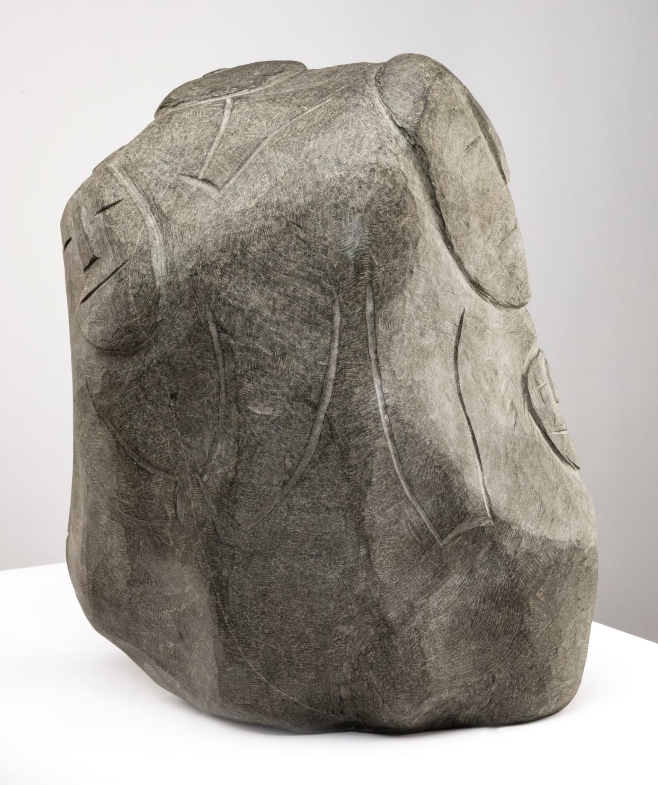 LUCY TASSEOR TUTSWEETOK (1934-2012) ARVIAT (ESKIMO POINT), Family Scene, 2001